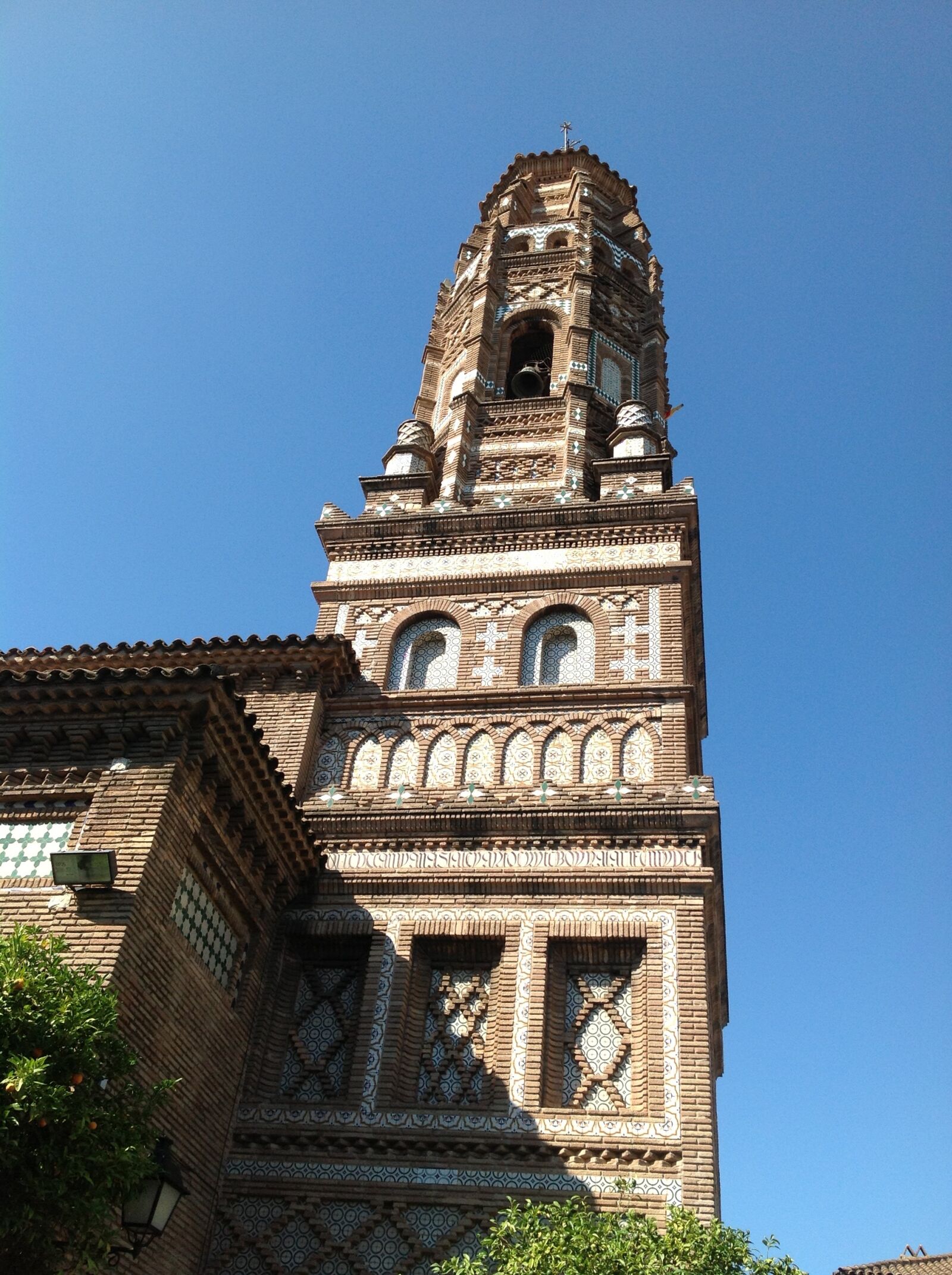 Apple iPad sample photo. Tower, spanish village, barcelona photography