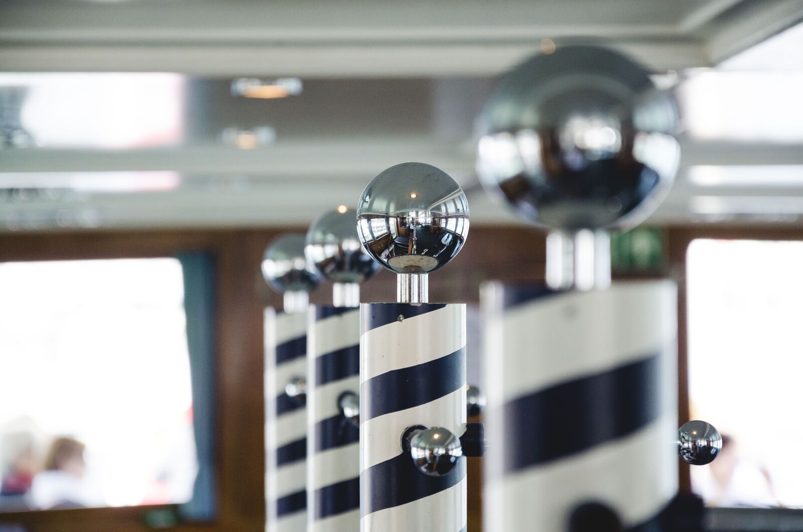 Nikon D5100 sample photo. Knob, handrail, ship photography