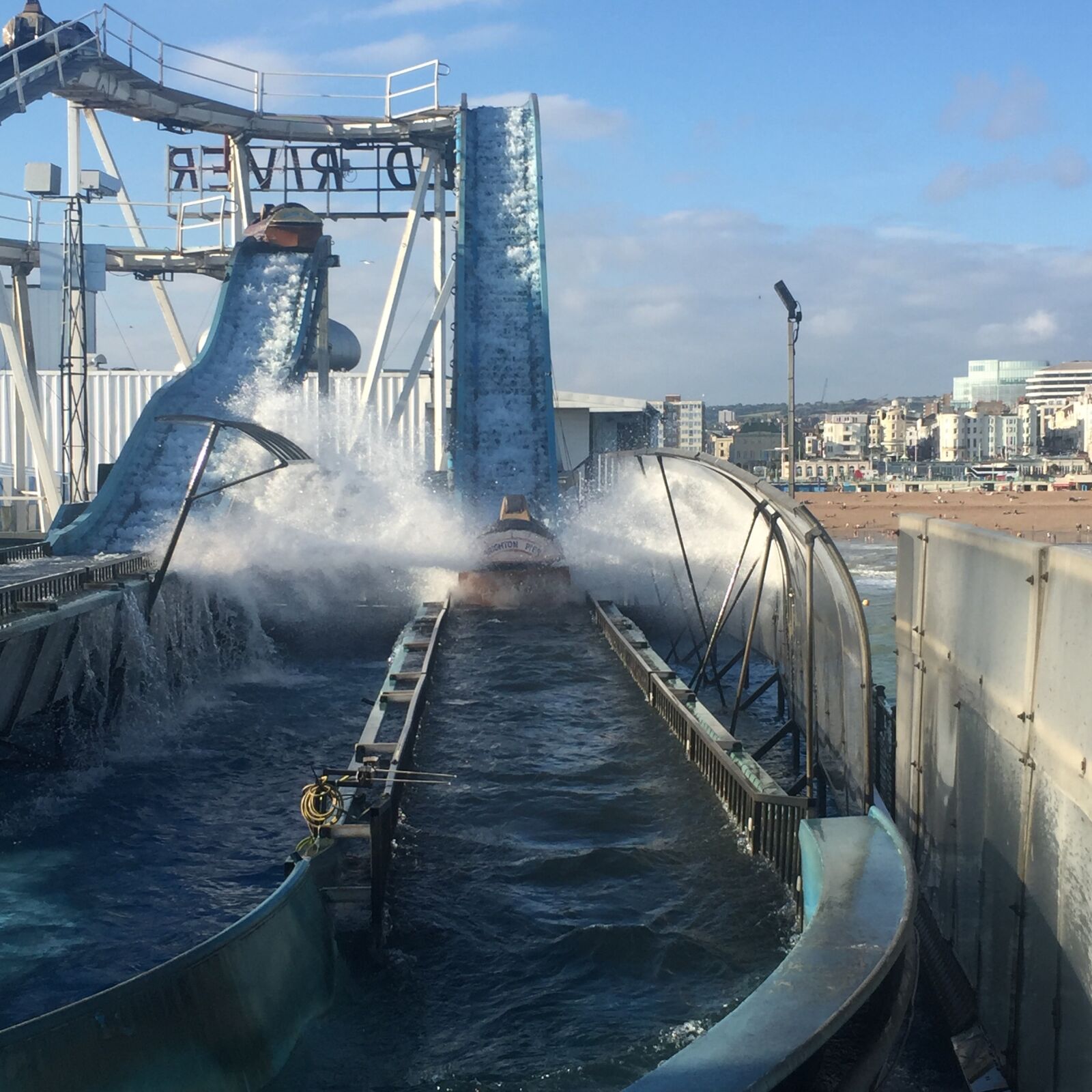 Apple iPhone 6 sample photo. Water, wild, log flume photography