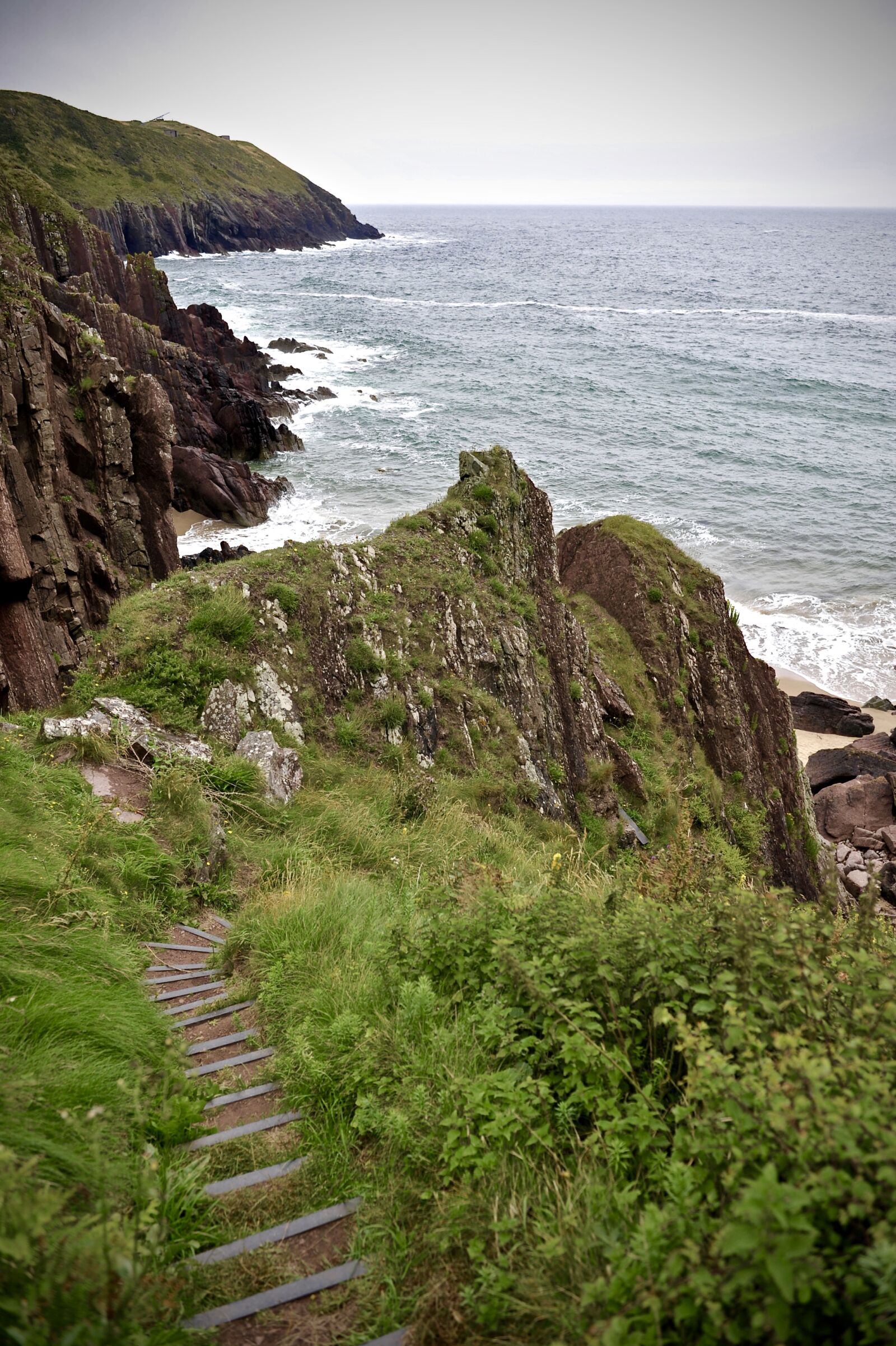 Nikon D700 sample photo. Cliff, coast, pembrokeshire, sea photography