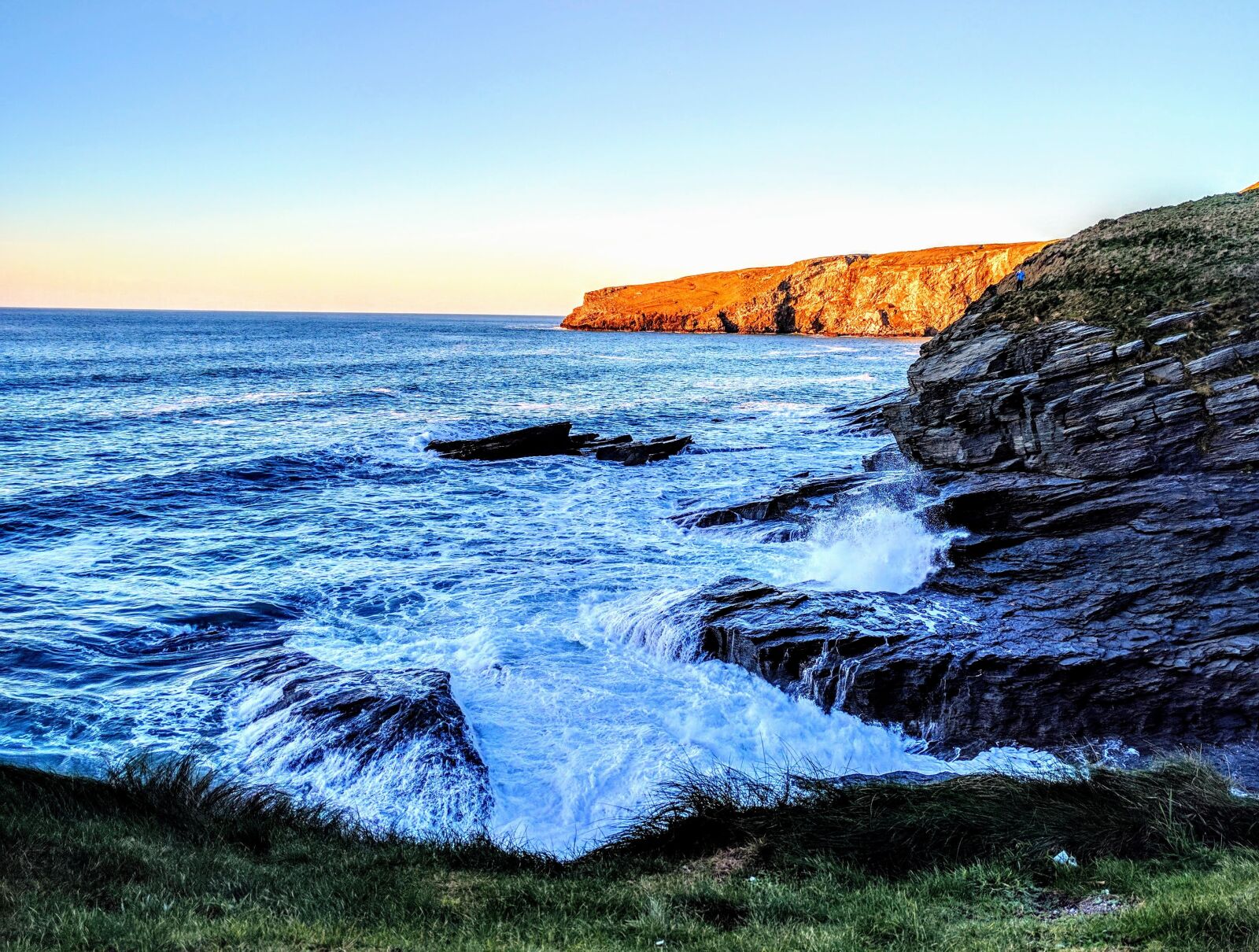 Google Nexus 6P sample photo. Cornwall, coast, seascape photography
