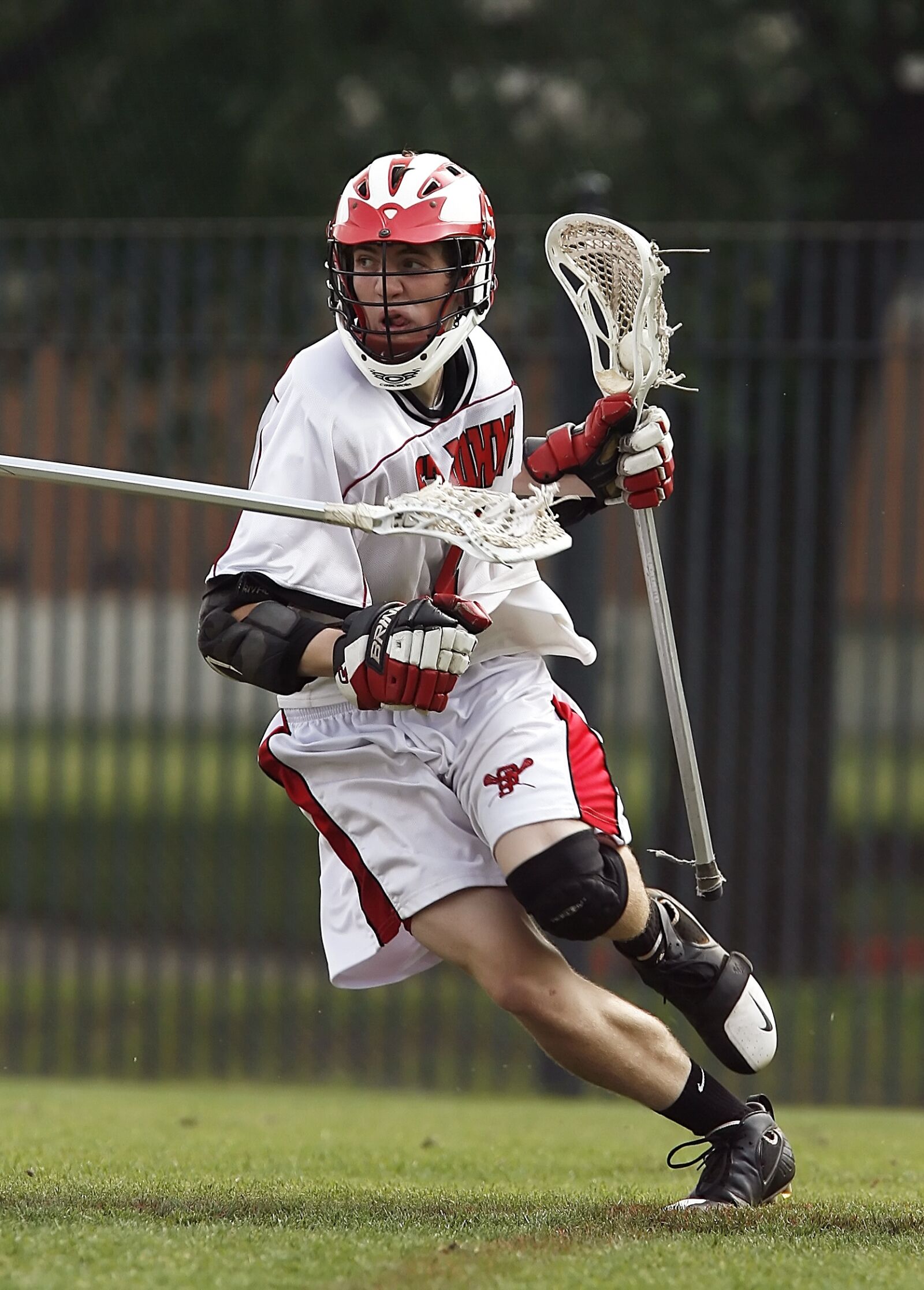 Canon EOS-1D Mark II N sample photo. Lacrosse, player, lax photography
