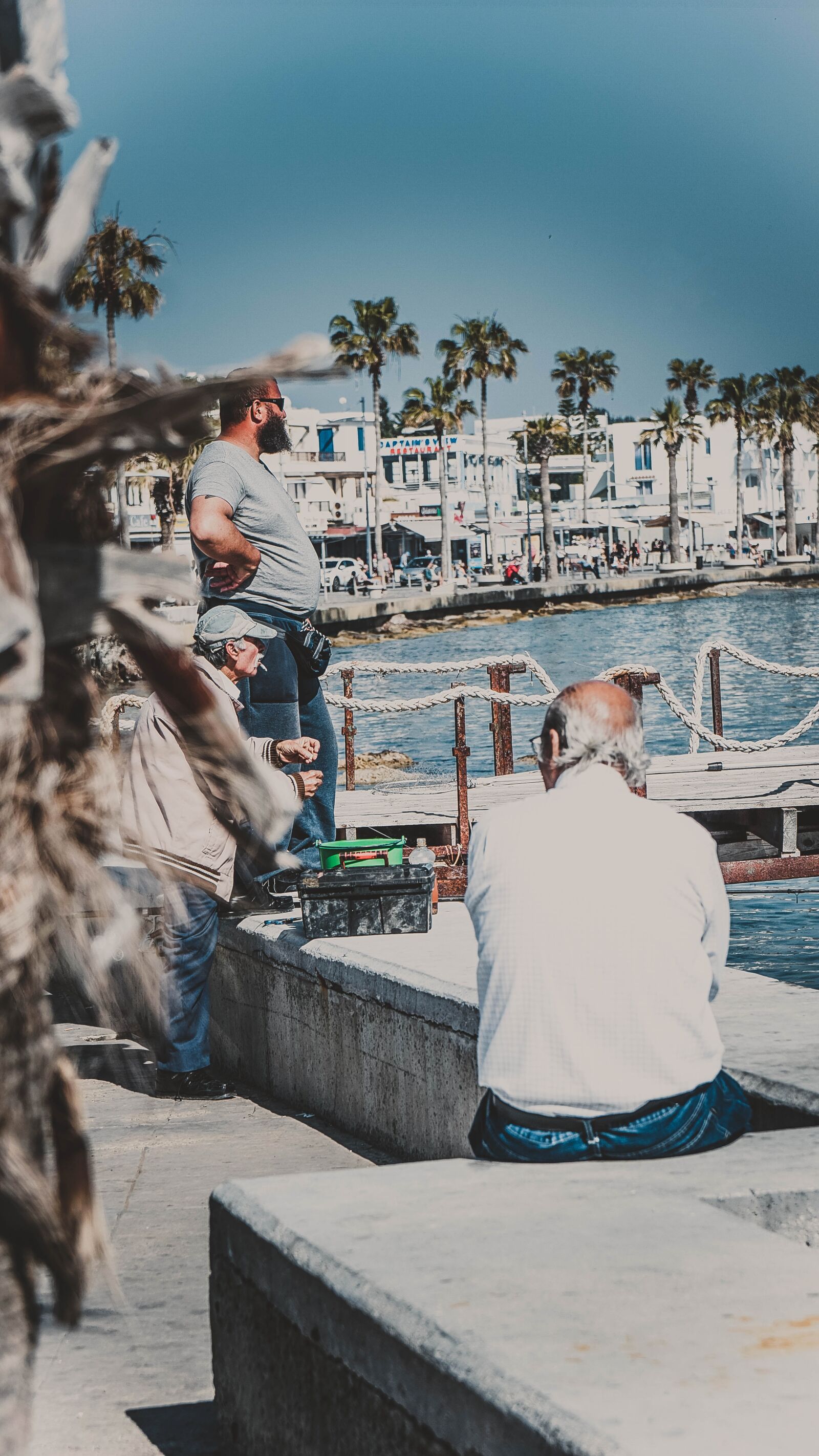 Sony a6000 + Sony Vario-Tessar T* E 16-70mm F4 ZA OSS sample photo. Cyprus, paphos, quay photography