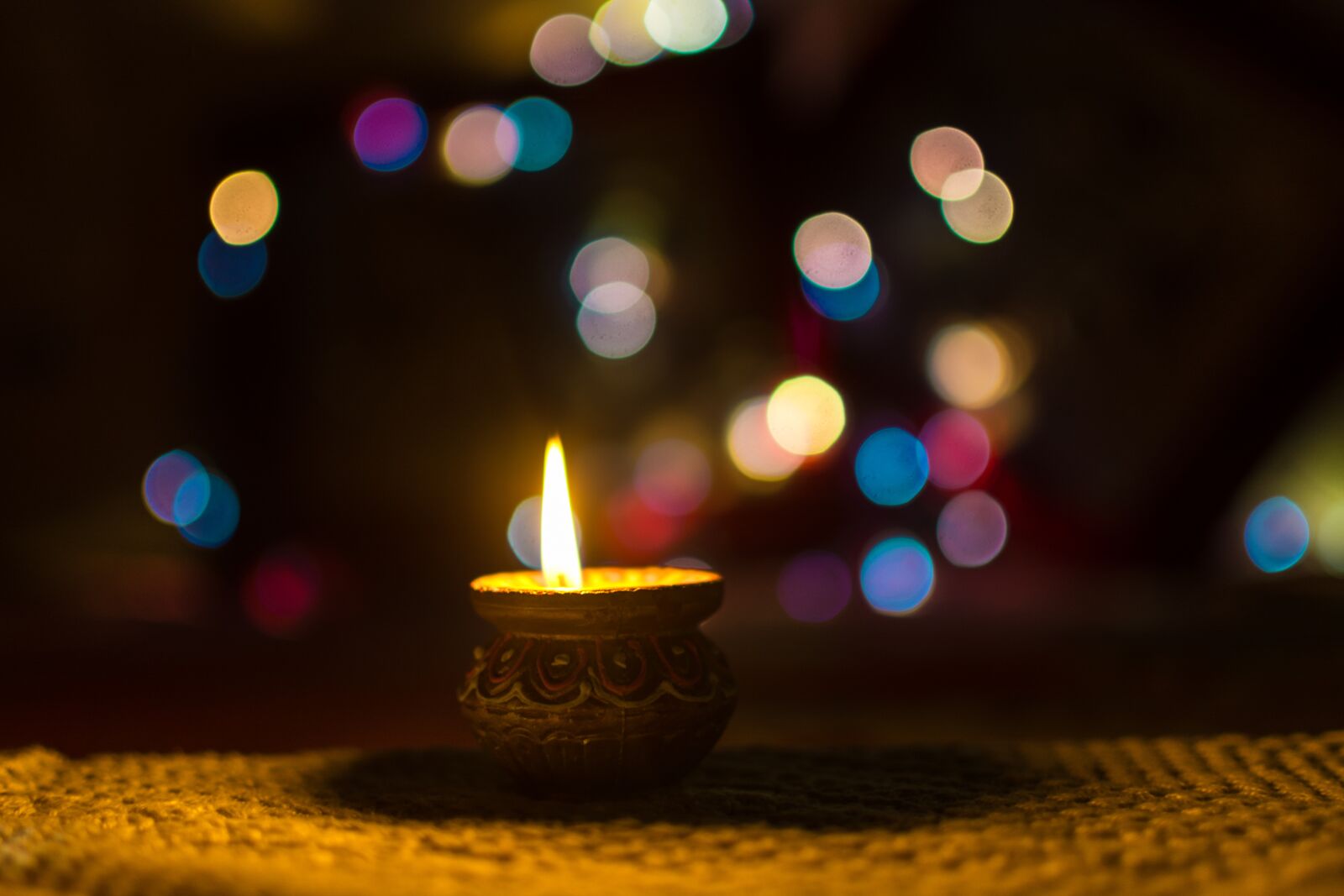 Nikon D5200 sample photo. Diwali, diya, lamp photography