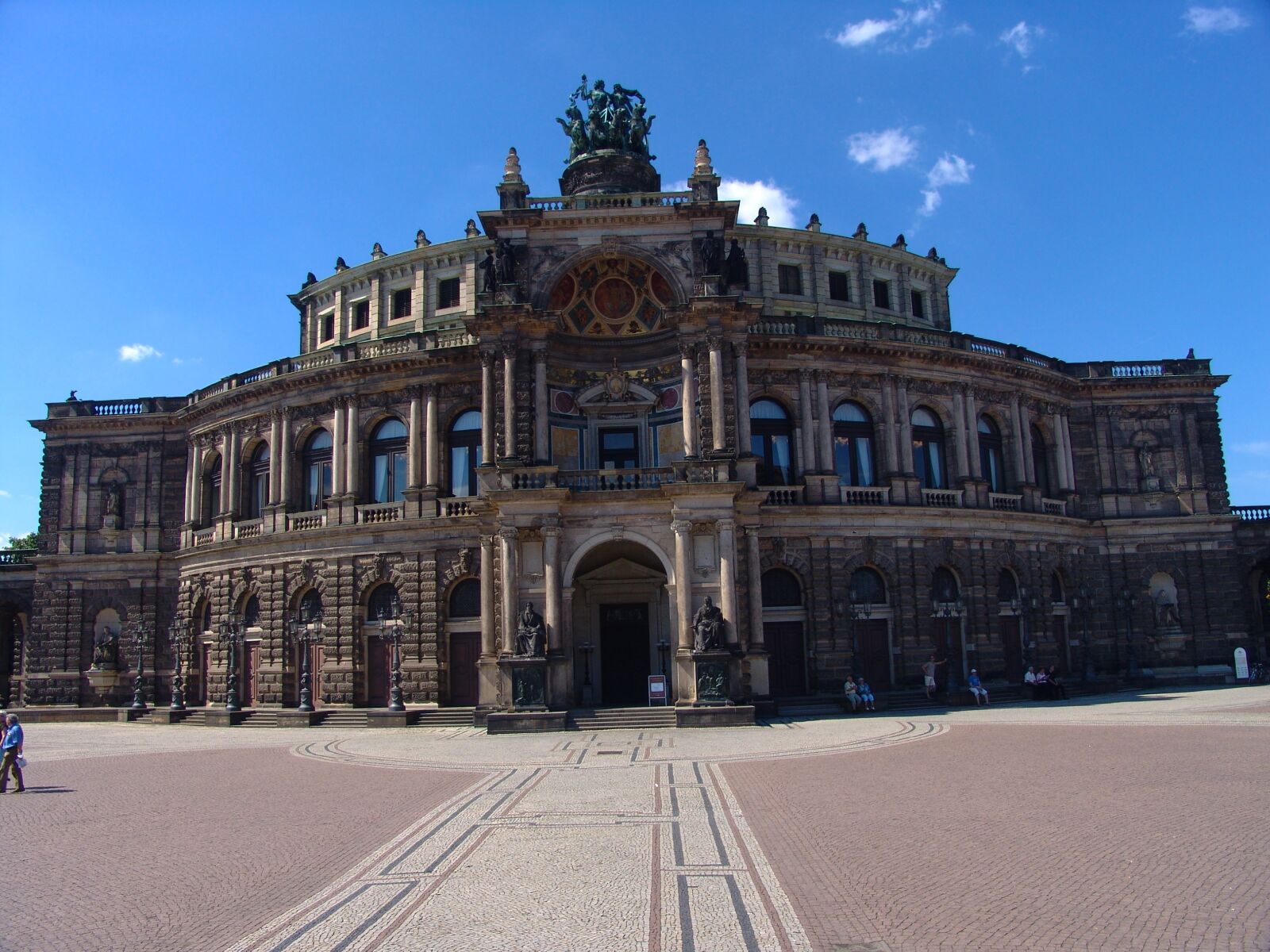 Sony DSC-F828 sample photo. Dresden, semper opera house photography
