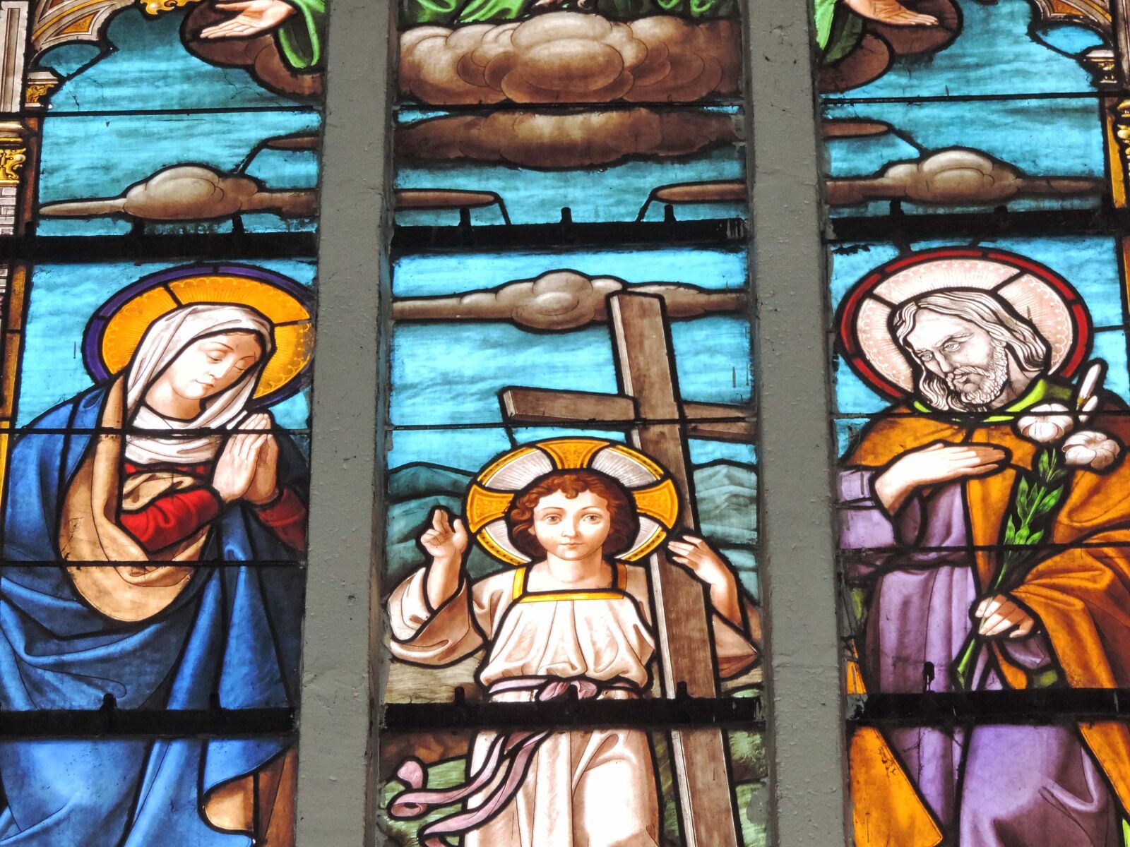 Nikon Coolpix P520 sample photo. Religious, prayer, stained glass photography