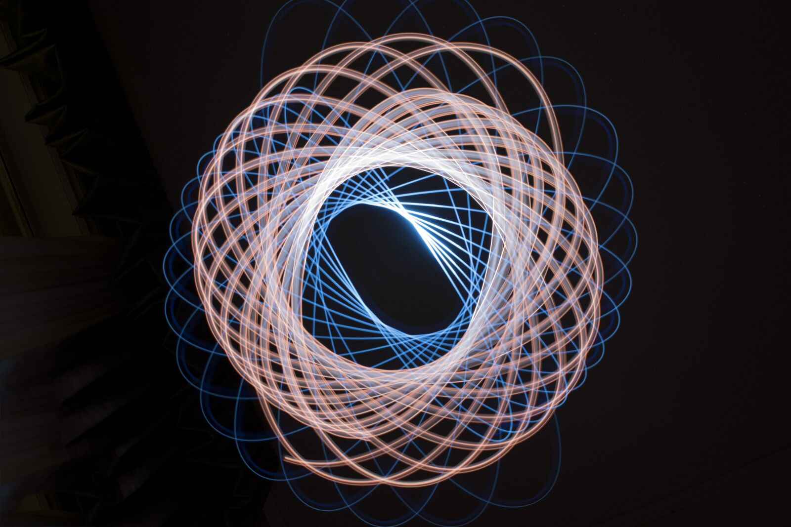 Nikon D5500 sample photo. Light, spiral, spirograph photography