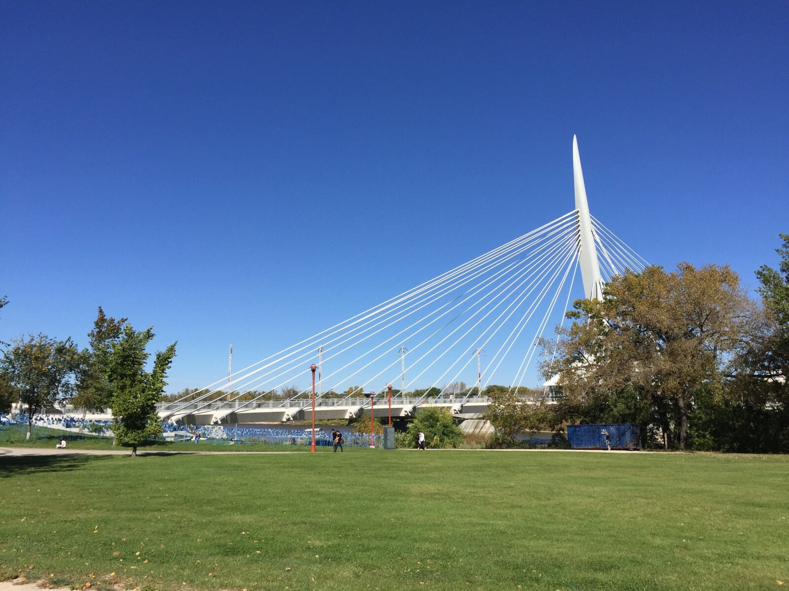 Apple iPhone 6 sample photo. Esplanade riel bridge, winnipeg photography