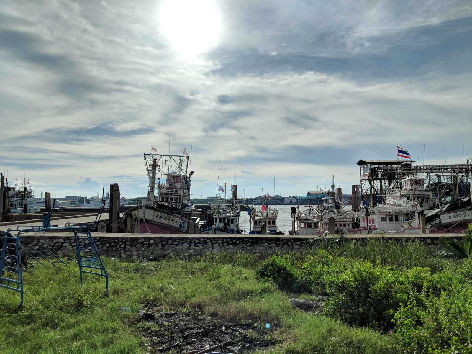 Google Pixel 2 sample photo. Ship, sky, boat photography