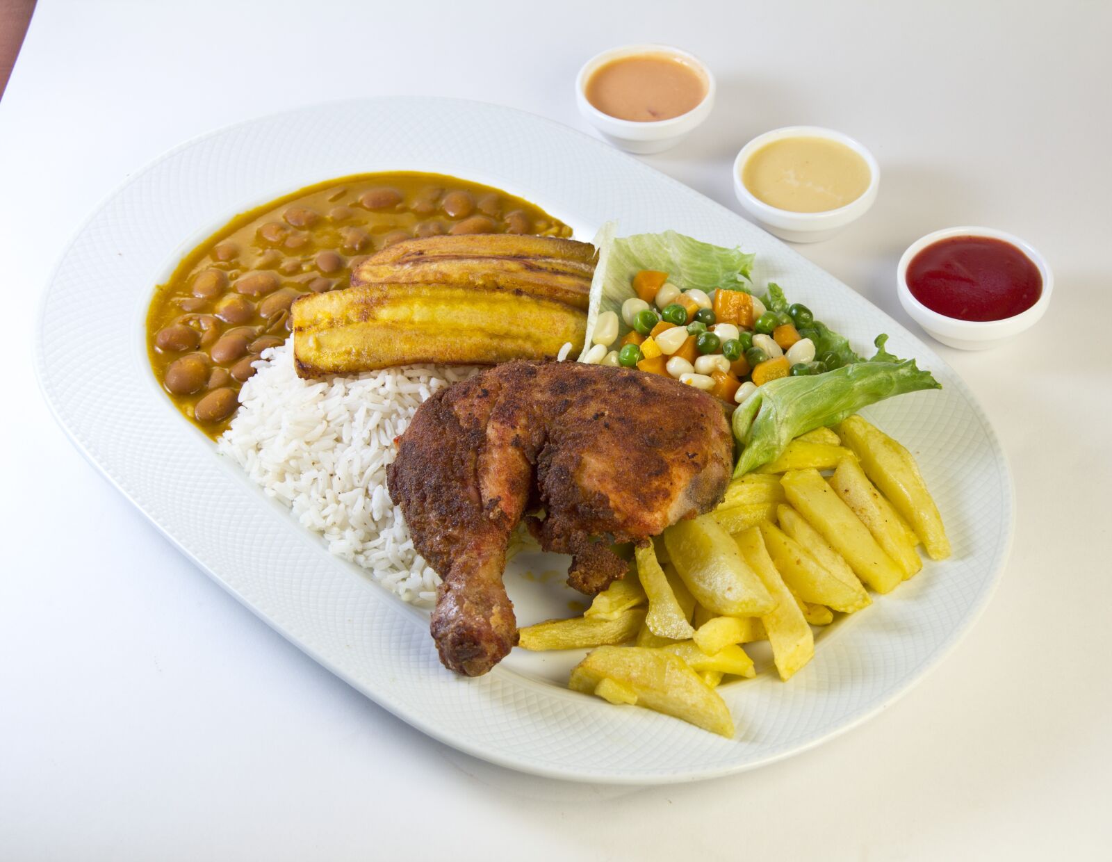 Canon EF-S 18-200mm F3.5-5.6 IS sample photo. Chicken, meat, french fries photography