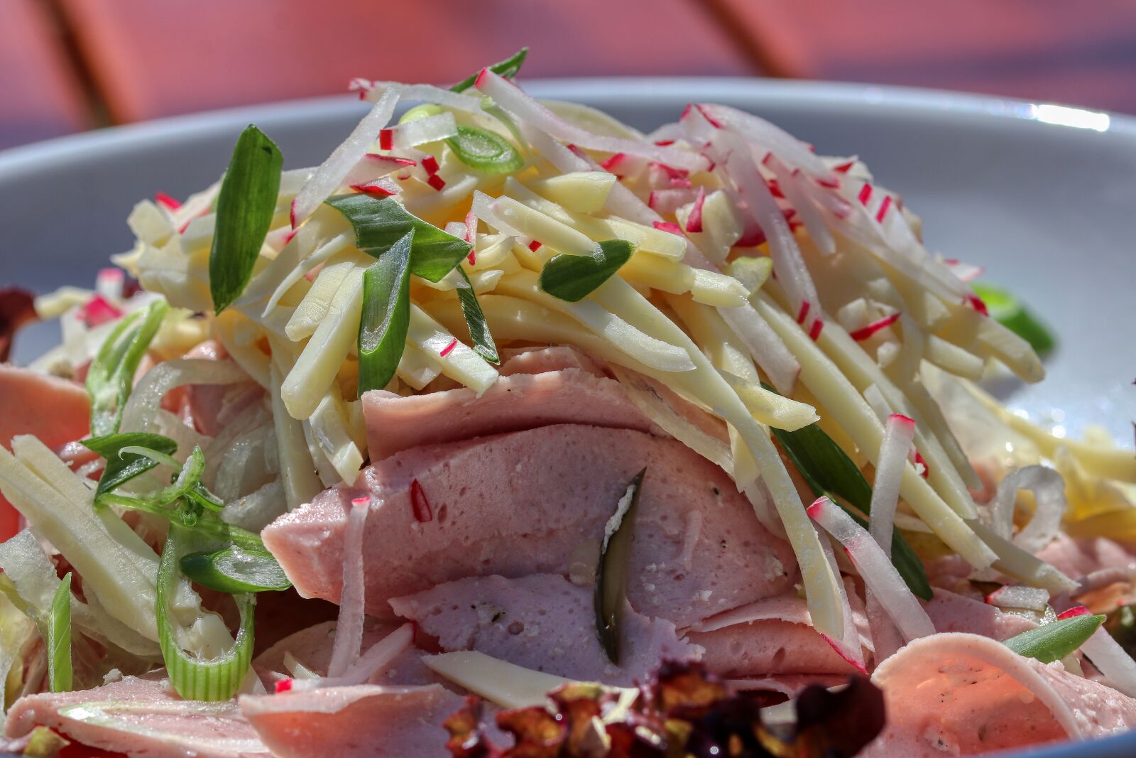 Canon EOS 80D sample photo. Sausage salad, switzerland, cheese photography