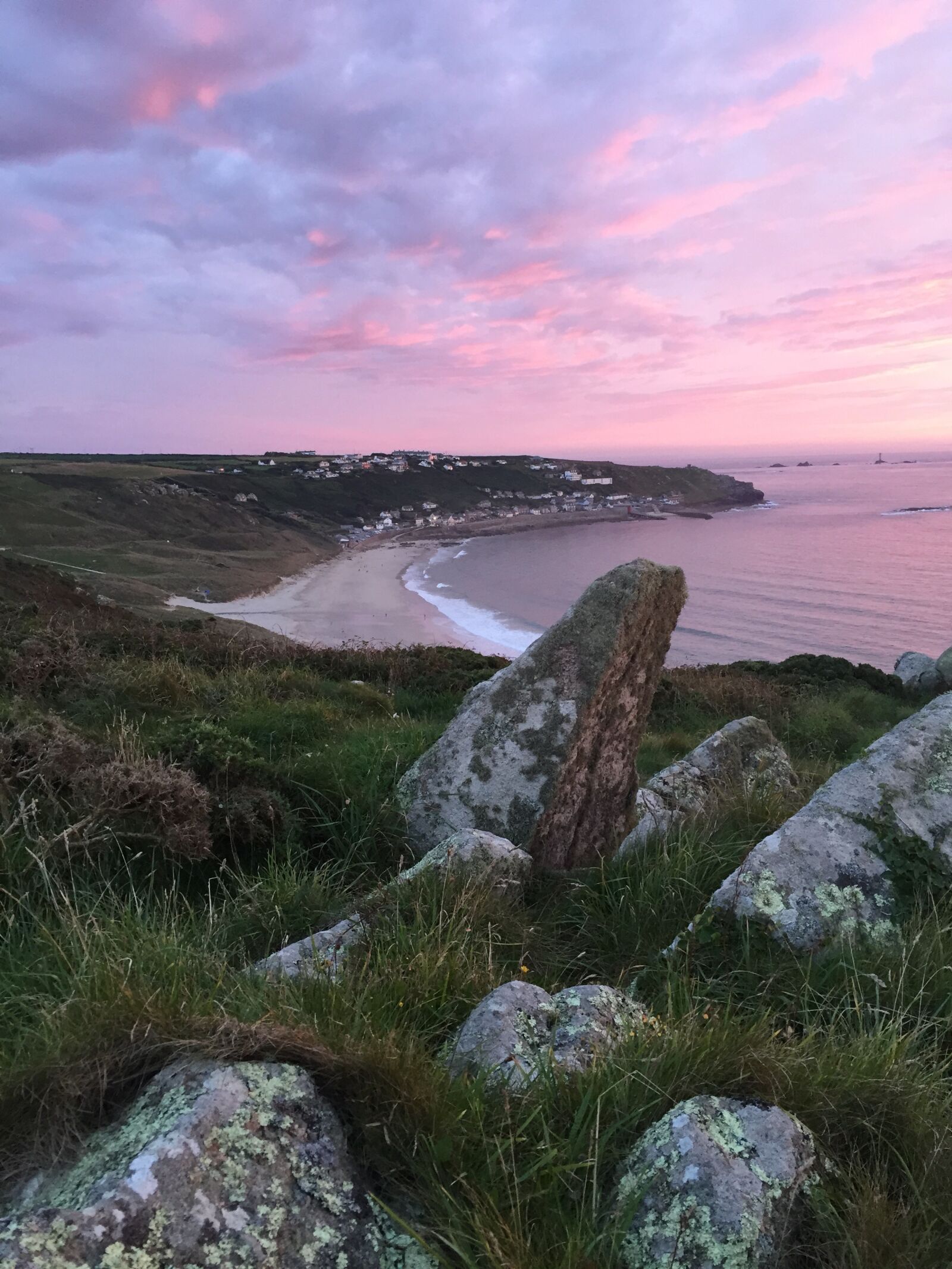 Apple iPhone 6 sample photo. Beach, sunset, cliff photography