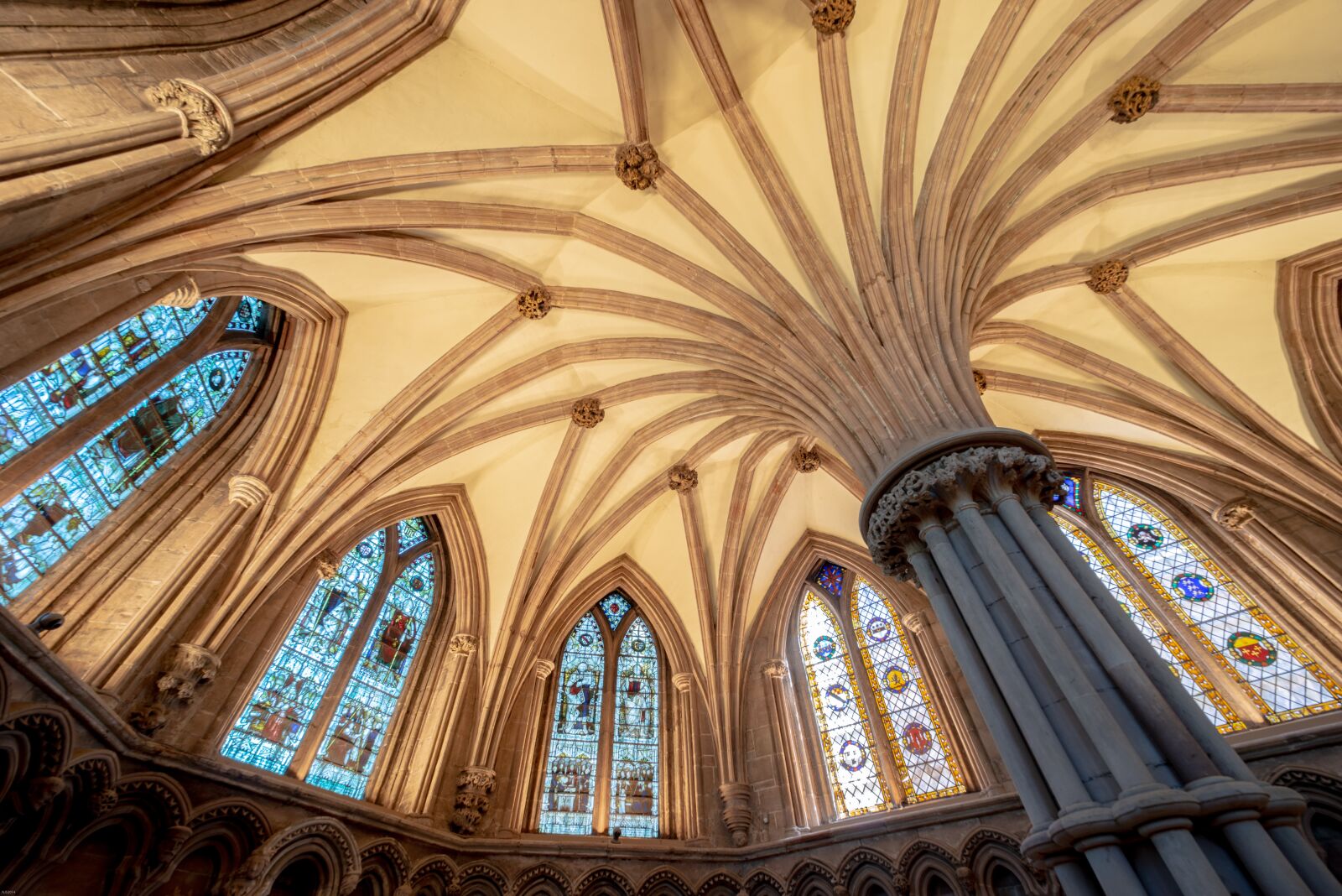 Nikon D800 sample photo. Chapter house, lichfield cathedral photography