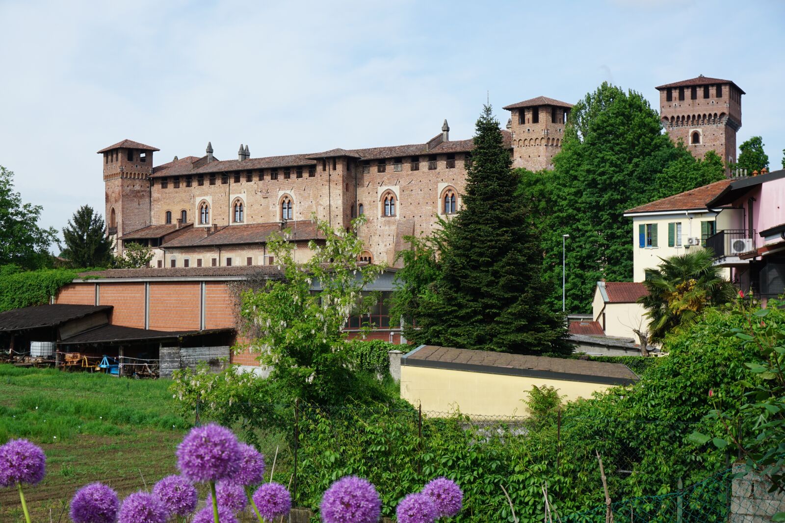 Sony a6000 sample photo. Castle sant'angelo lodigiano, castle photography