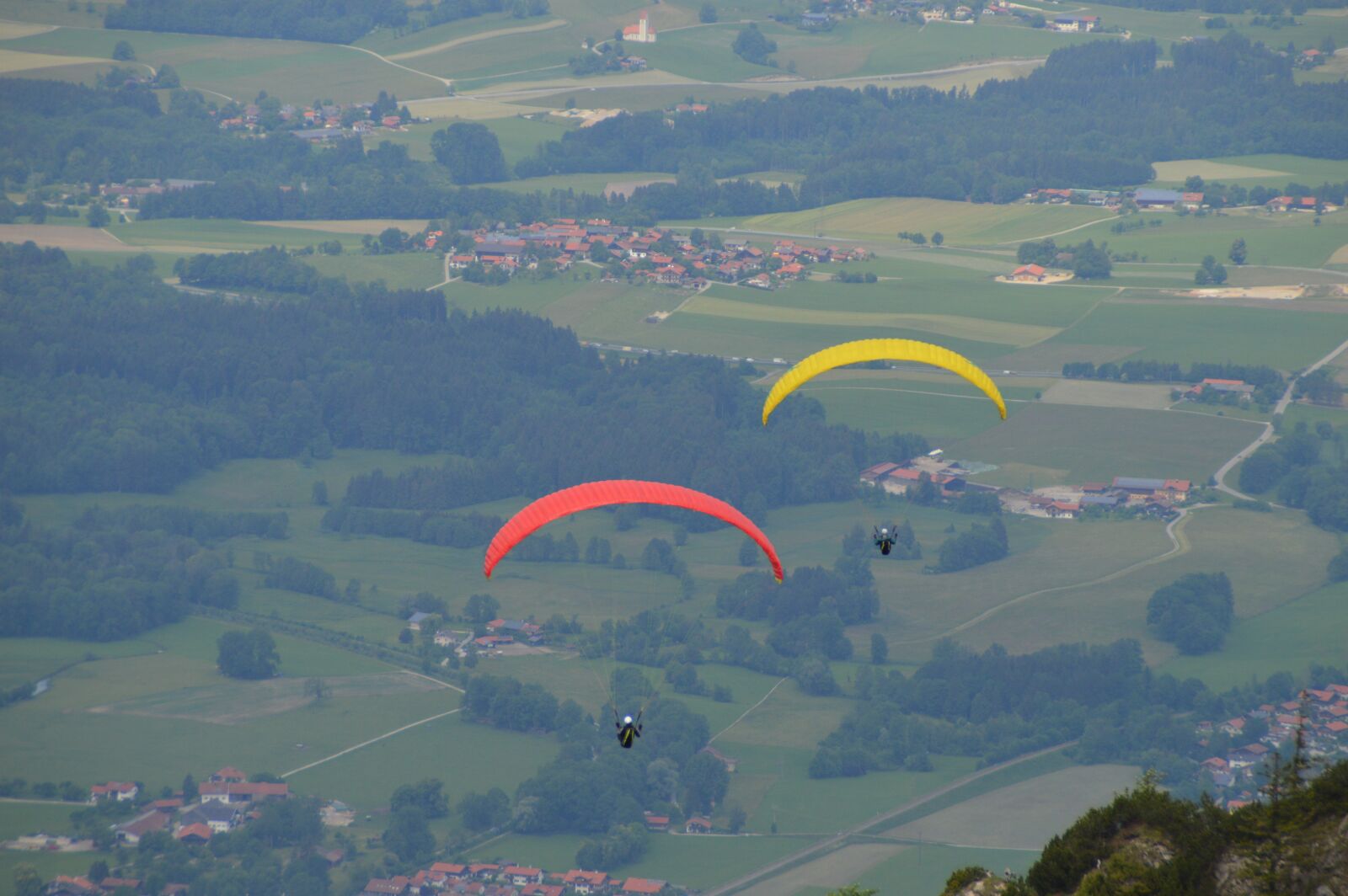 Nikon D3200 sample photo. Mountains, paragliding, flying photography