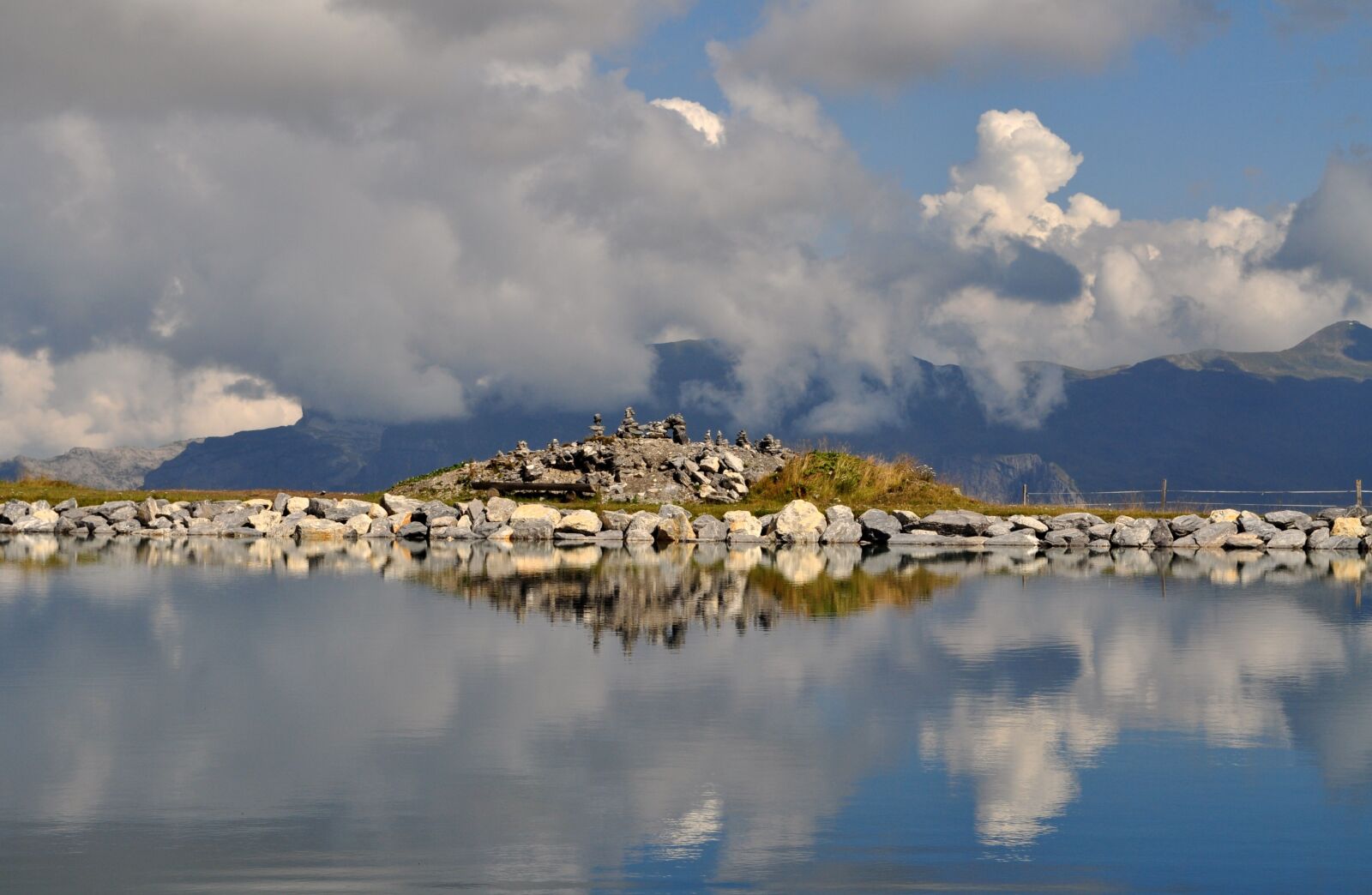 Nikon D5000 sample photo. Mountain lake, eiger, a photography