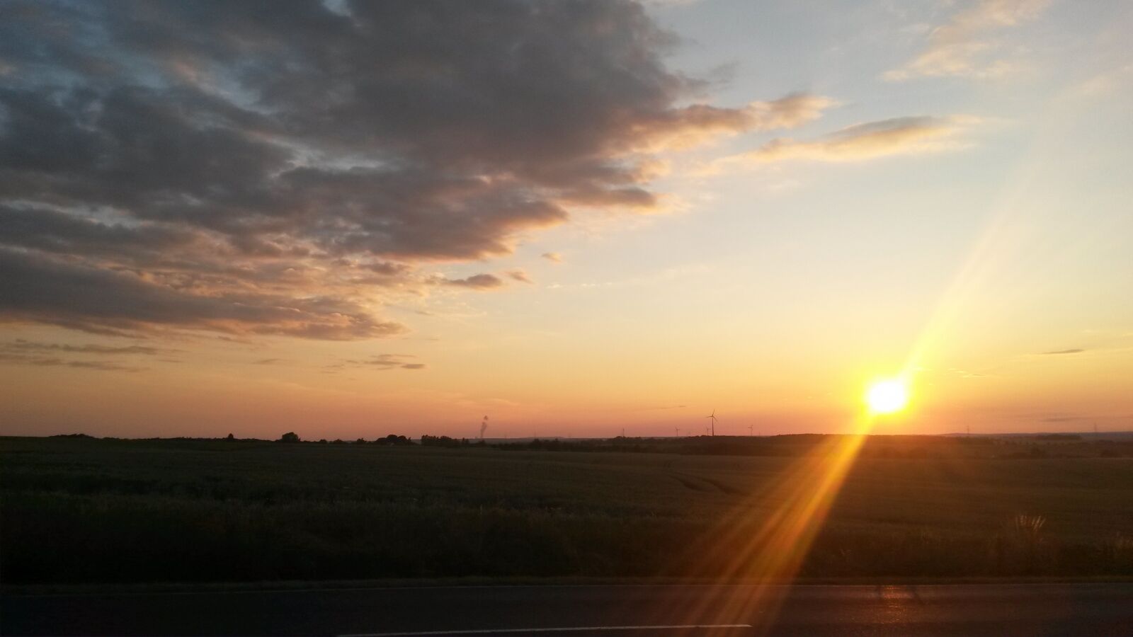Samsung Galaxy S4 Mini sample photo. Sonnenuntergang, landschaft, abend photography