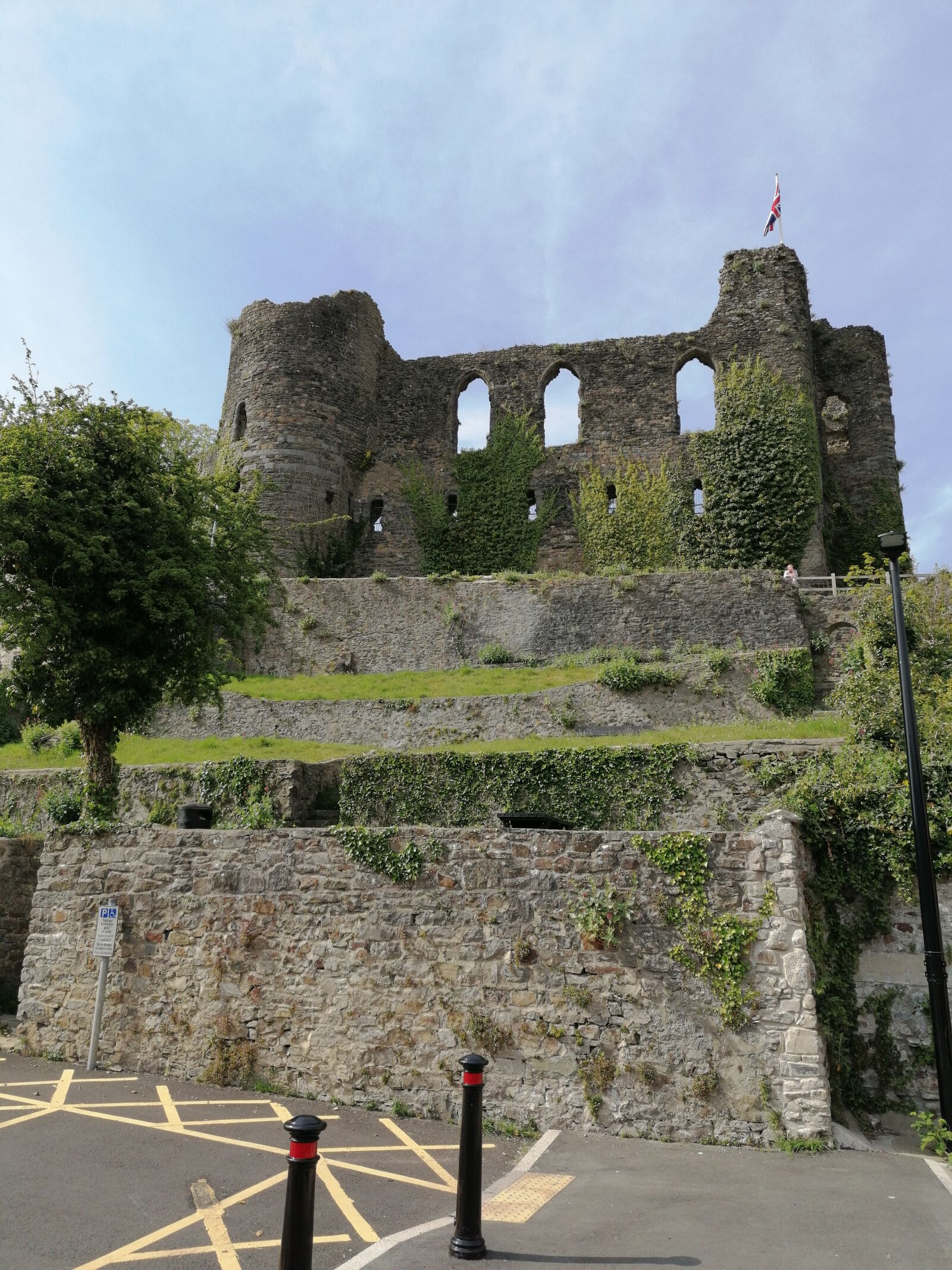 HUAWEI P30 LITE sample photo. Haverfordwest, castle, wales photography