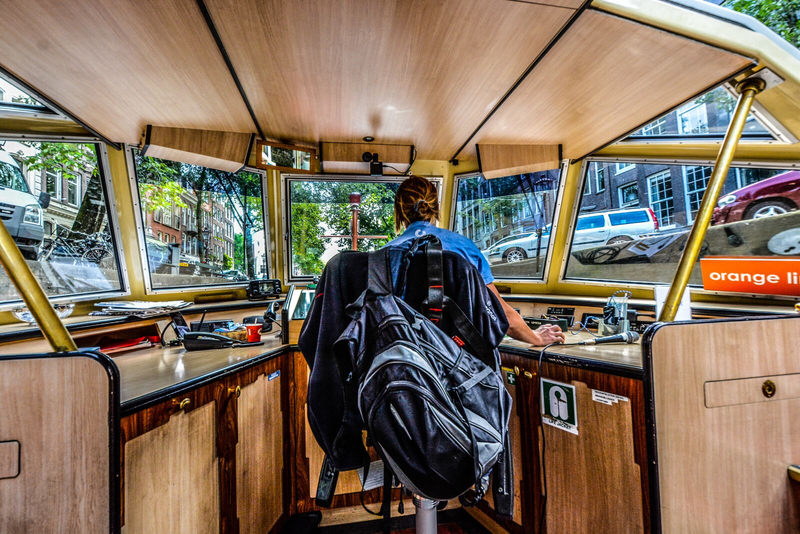 Nikon D5200 sample photo. Amsterdam, canal, driver photography