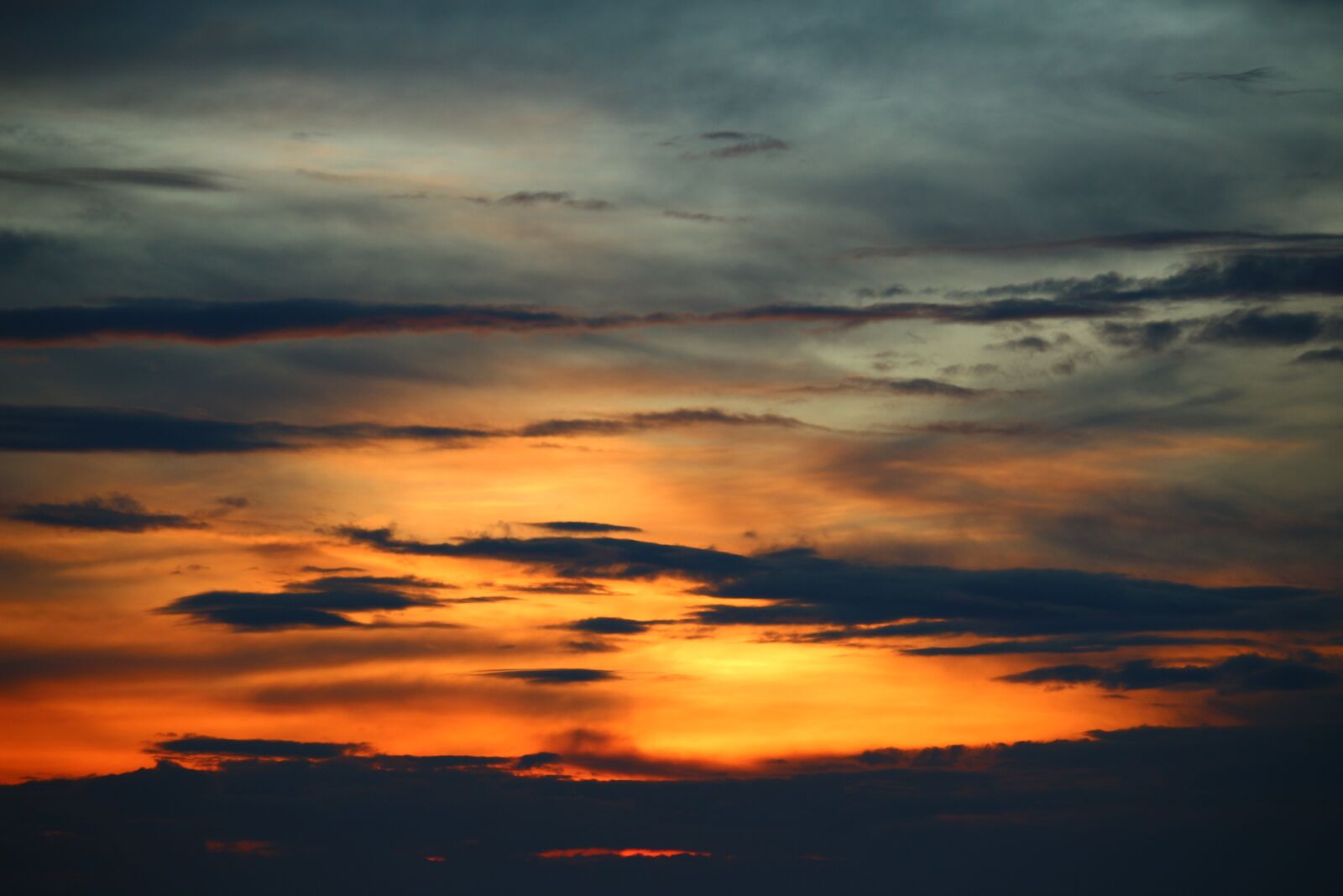 Canon EOS 100D (EOS Rebel SL1 / EOS Kiss X7) sample photo. Sky, sunset, evening sky photography