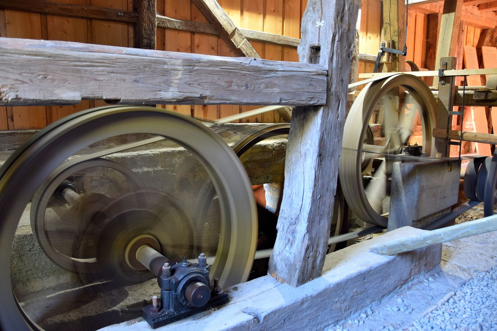 Nikon D3300 sample photo. Mill, drive, belt drive photography