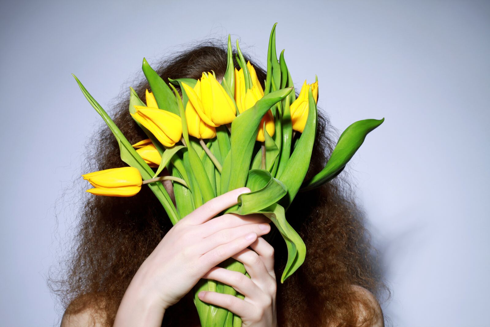 Canon EOS 5D Mark II sample photo. Woman, hiding, face photography