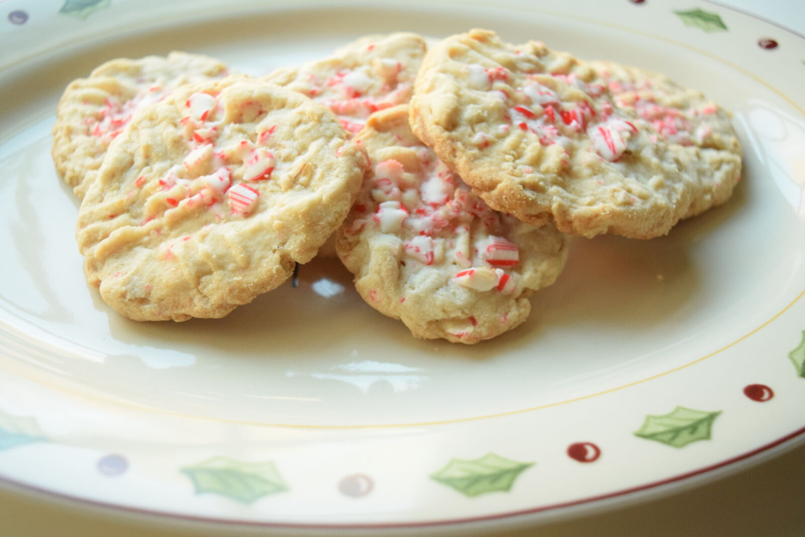 Nikon D3300 sample photo. Christmas, cookies, peppermint, plate photography