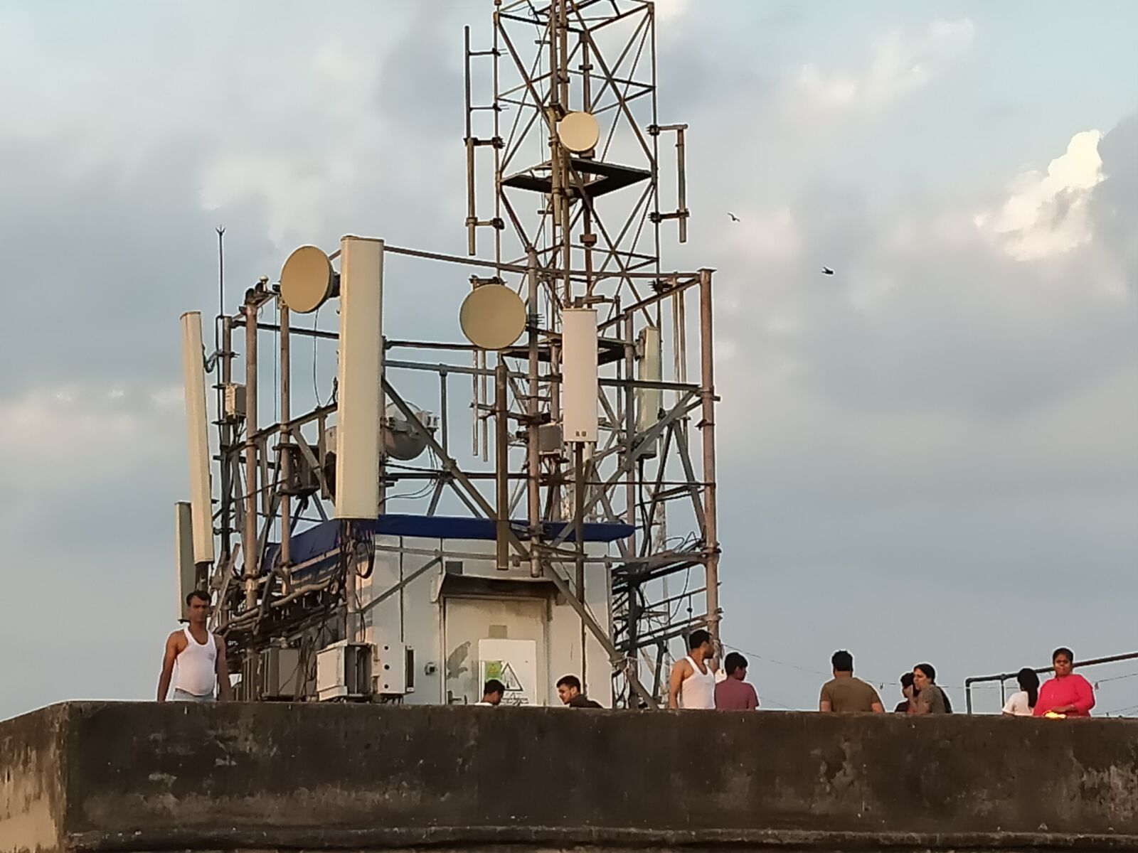 OPPO A5 2020 sample photo. Mobile tower, scene, howrah photography