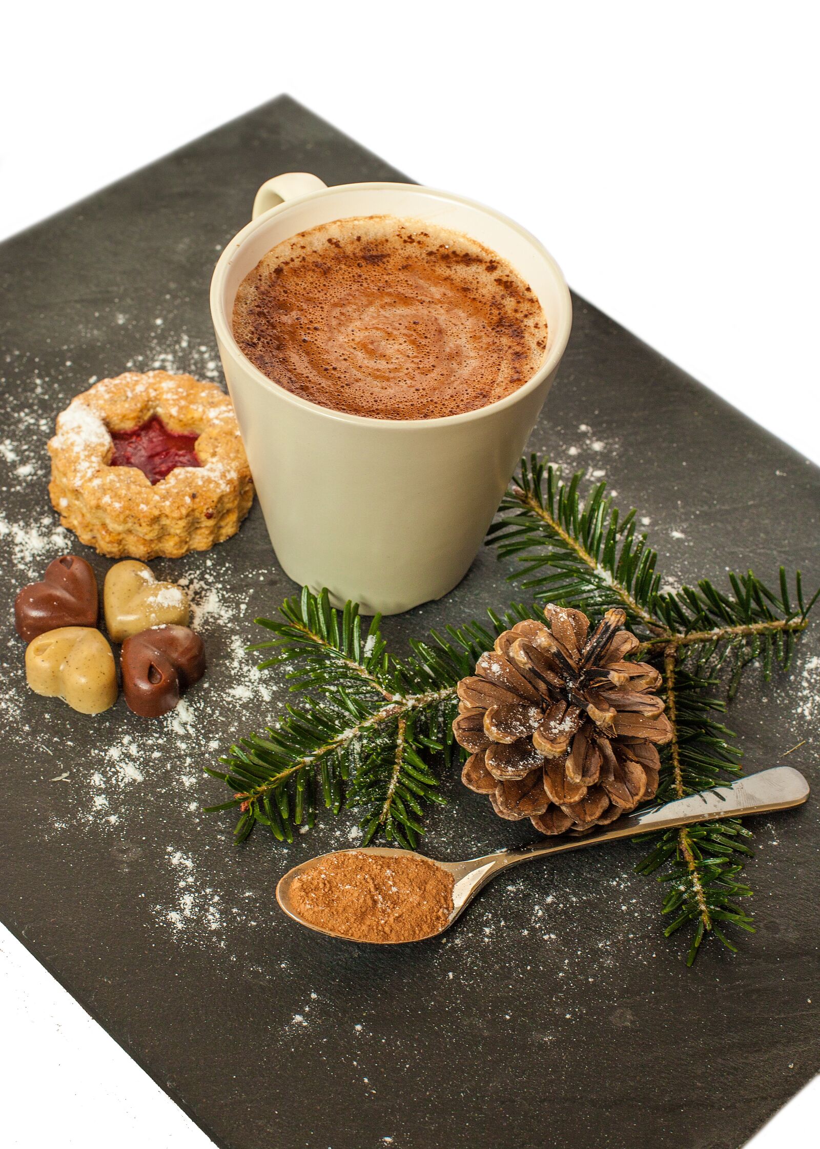 Canon EF 50mm F1.4 USM sample photo. Hot chocolate, cocoa, advent photography