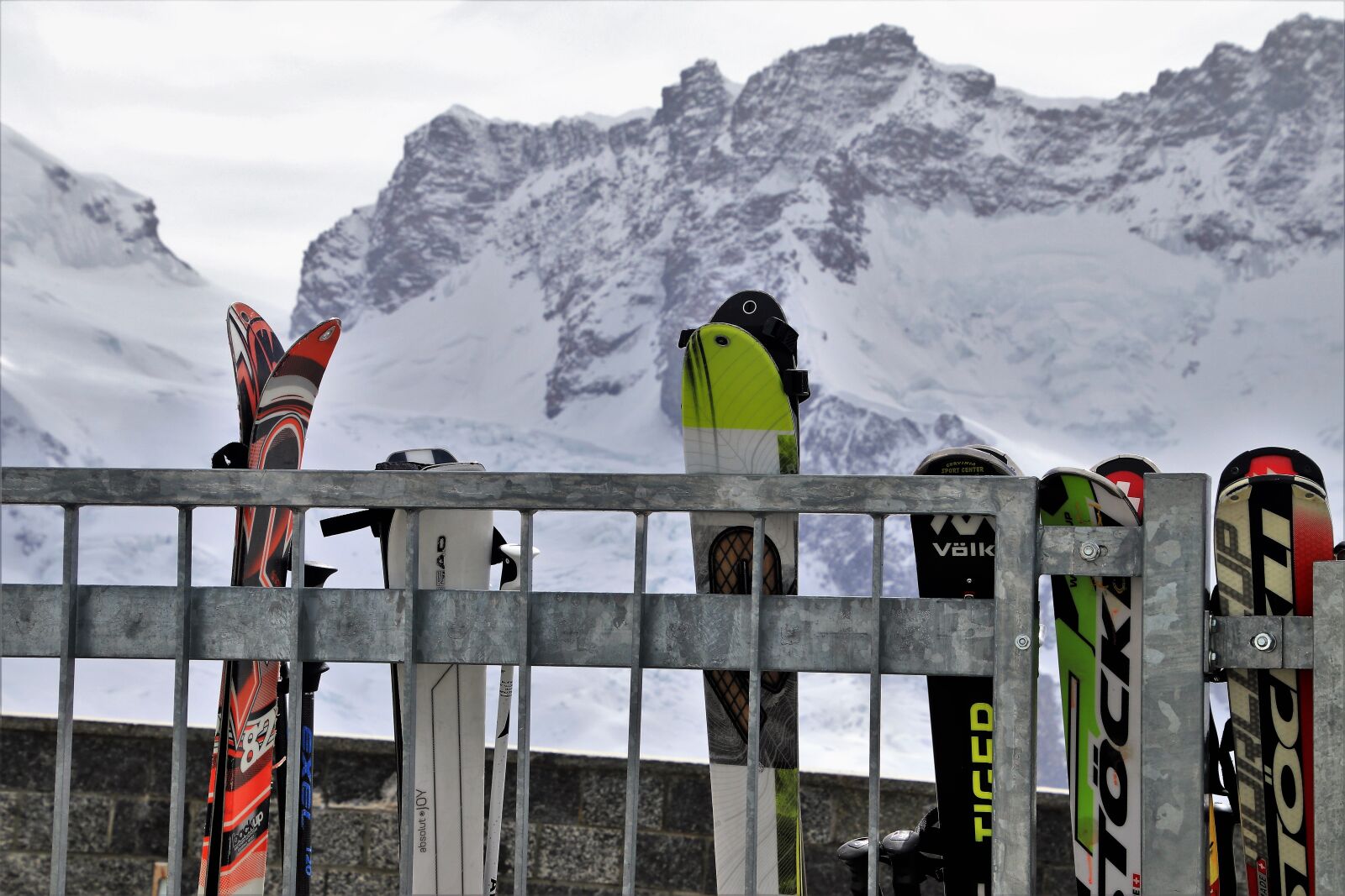 Canon EOS 80D sample photo. The alps, zermatt, skis photography