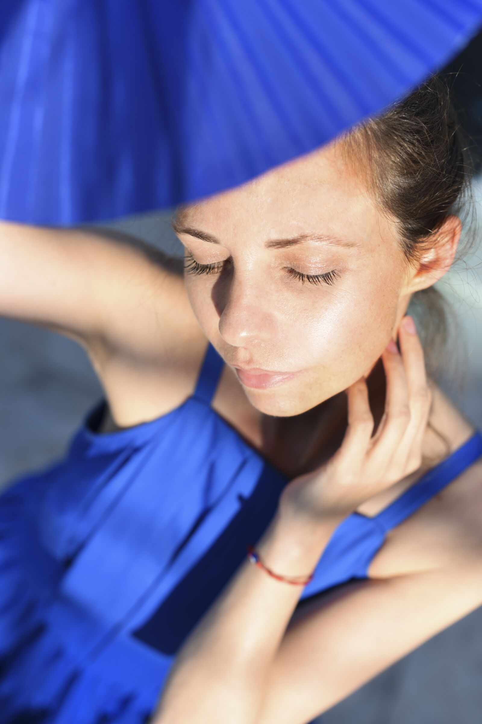 Nikon D750 sample photo. Blue, woman, girl photography