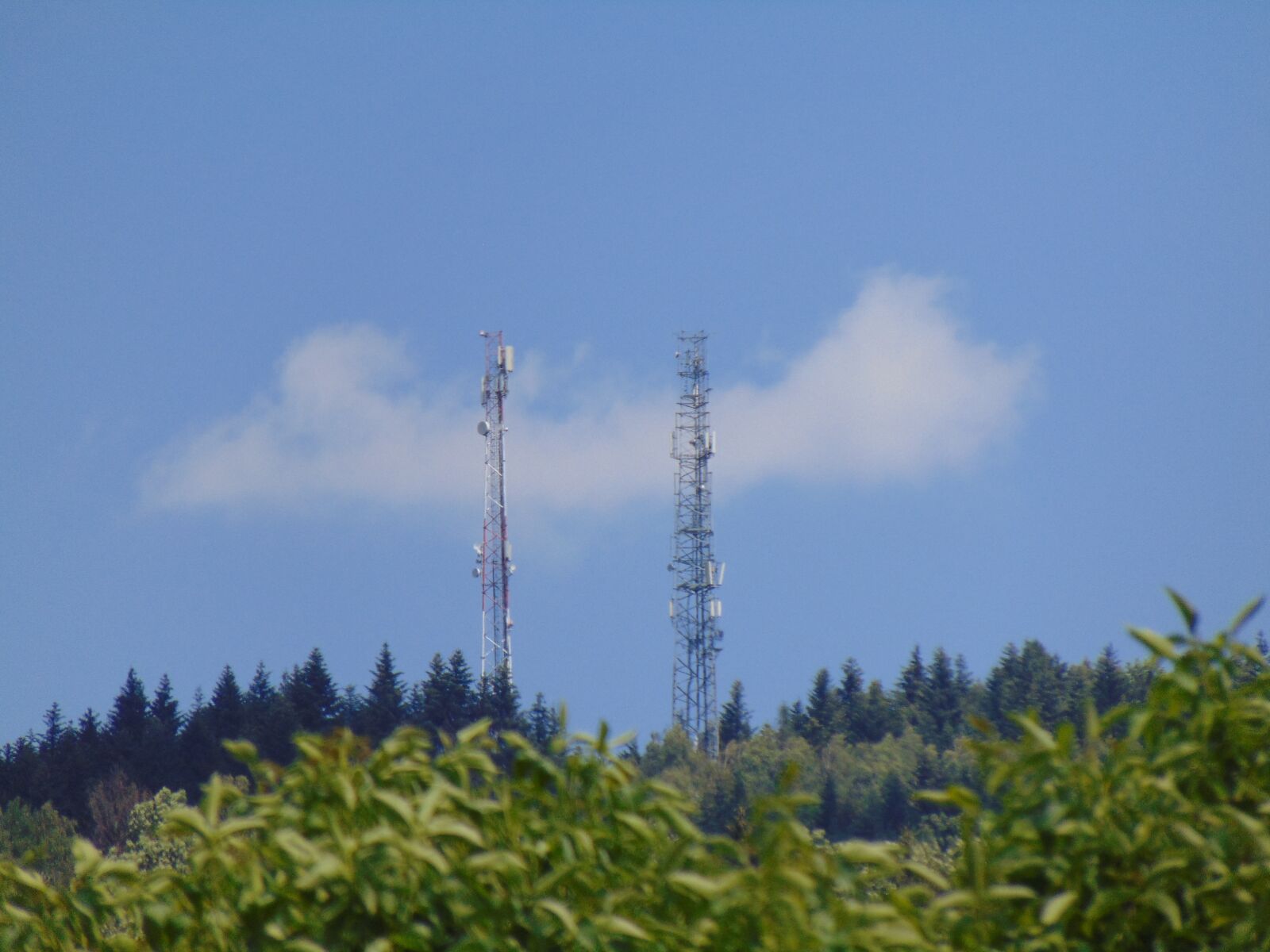 Sony Cyber-shot DSC-H300 sample photo. Radio tower, relay, poland photography