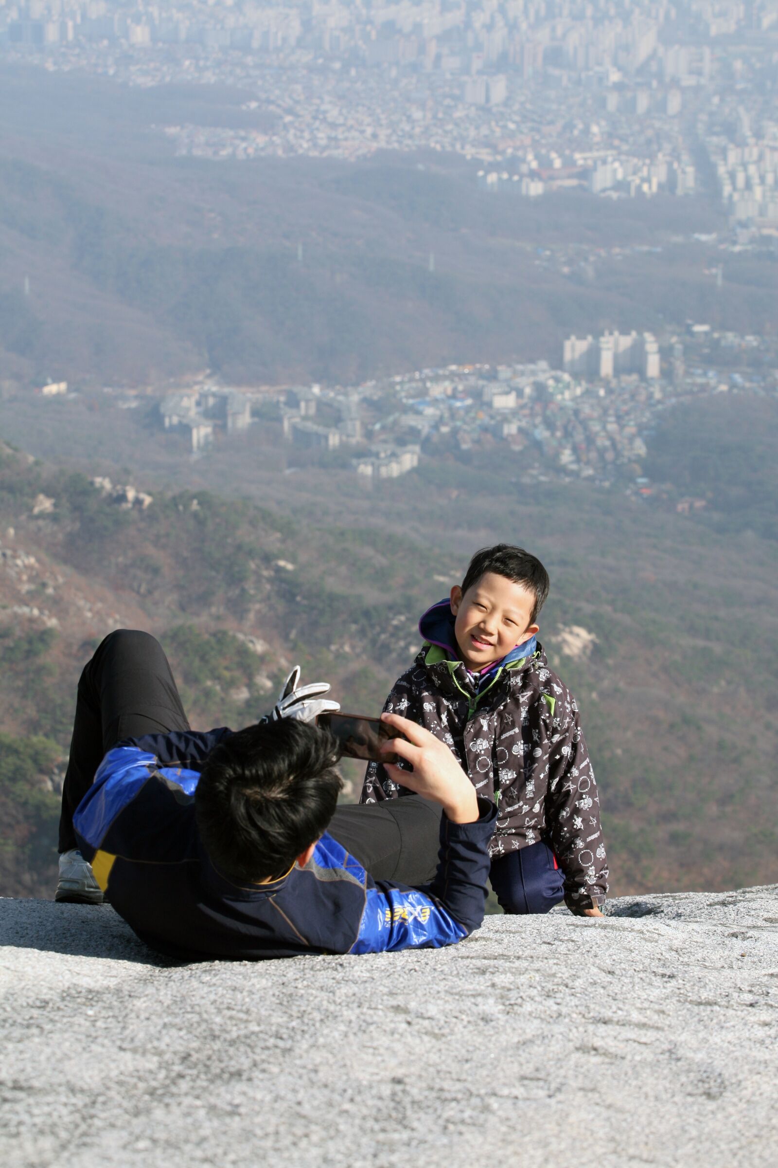 Canon EOS 5D sample photo. Bukhansan mountain, white new photography