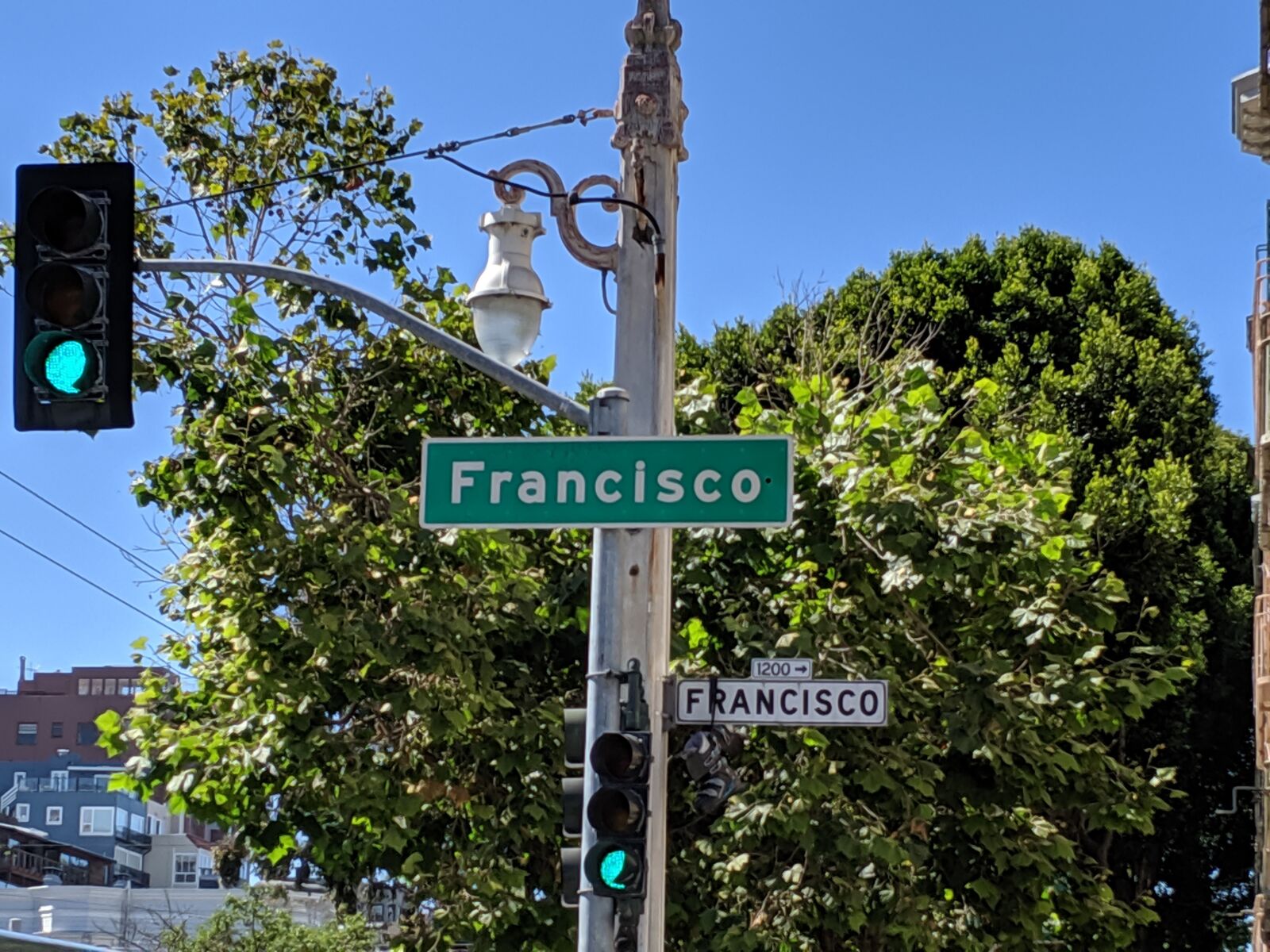 Google Pixel 3 sample photo. San francisco, street sign photography