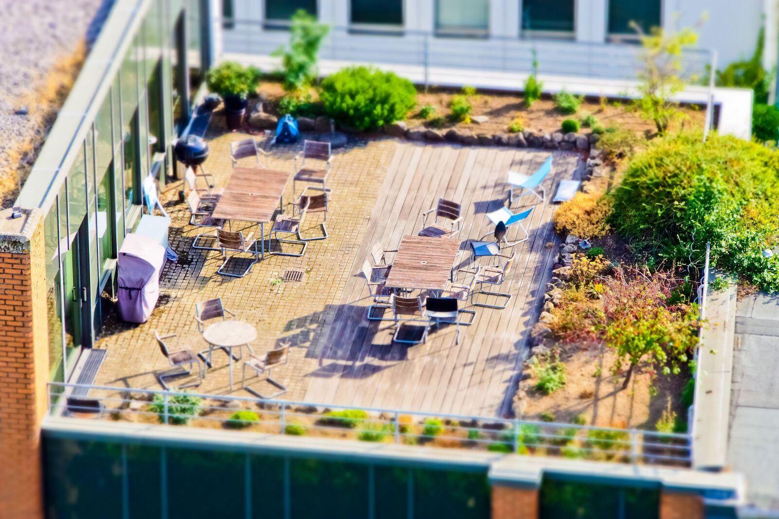 Olympus OM-D E-M10 sample photo. Architecture, terrace, building photography