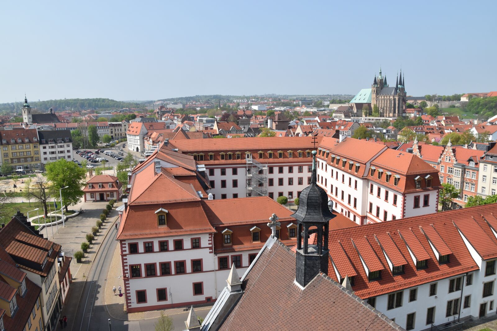Nikon D5600 sample photo. State chancellery, erfurt, dom photography