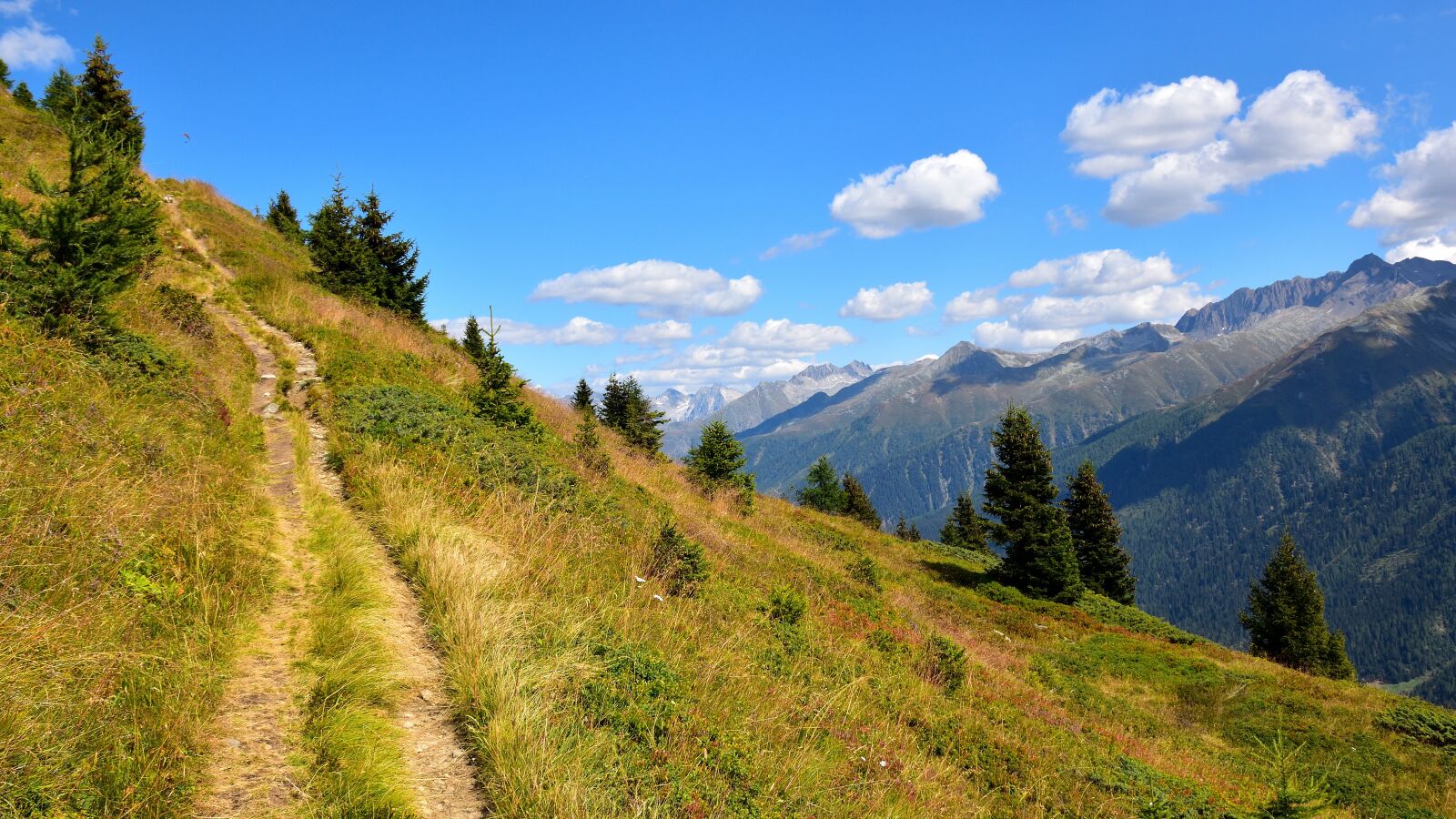 Nikon D5500 sample photo. Trail, mountains, landscape photography