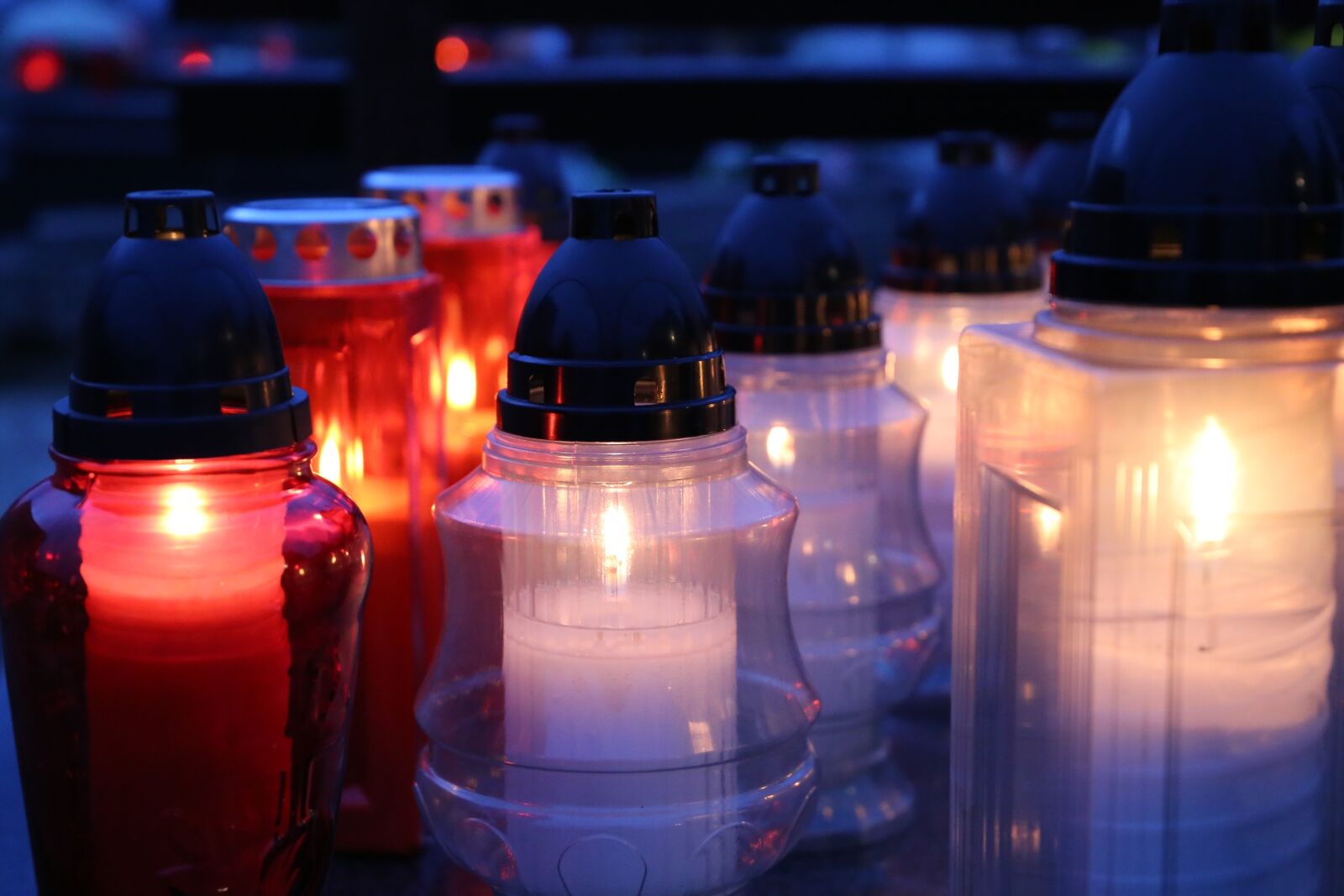 Canon EF 24-105mm F3.5-5.6 IS STM sample photo. All saints, candles, lantern photography