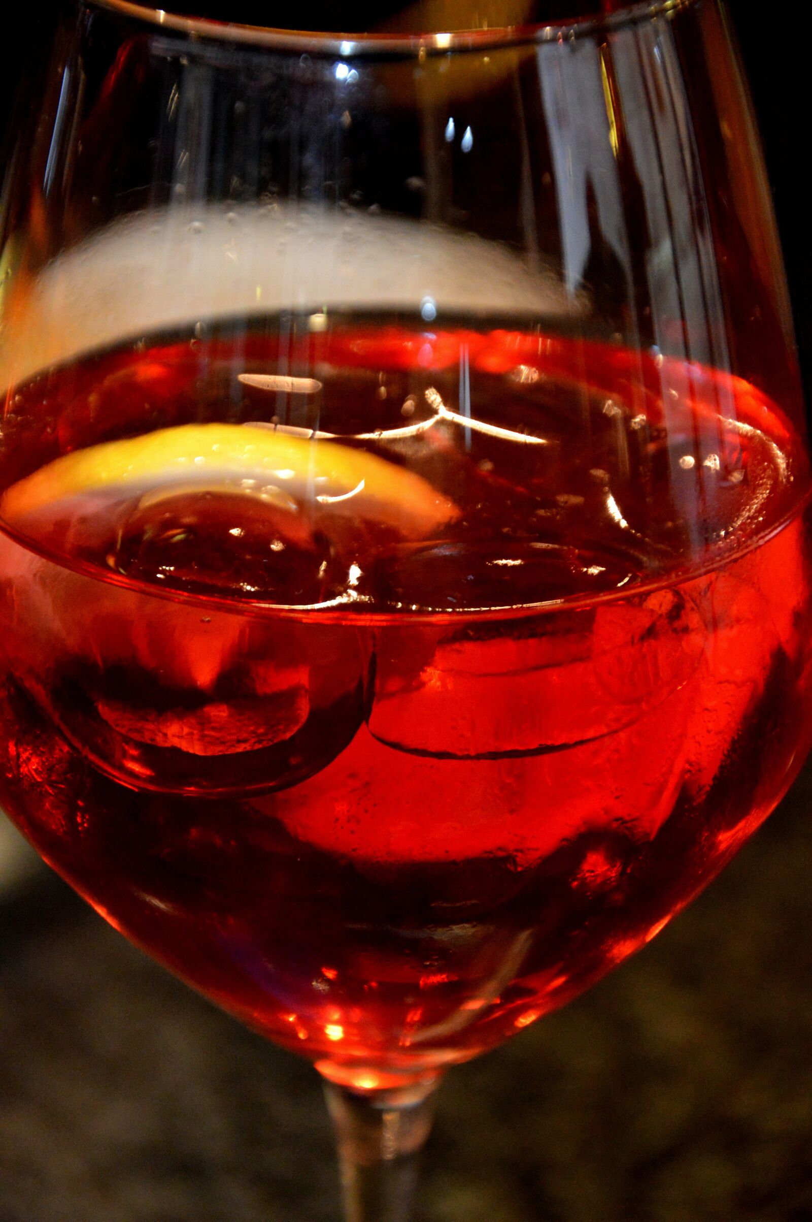 Nikon D3200 sample photo. Beverages, glass, aperol sprizz photography