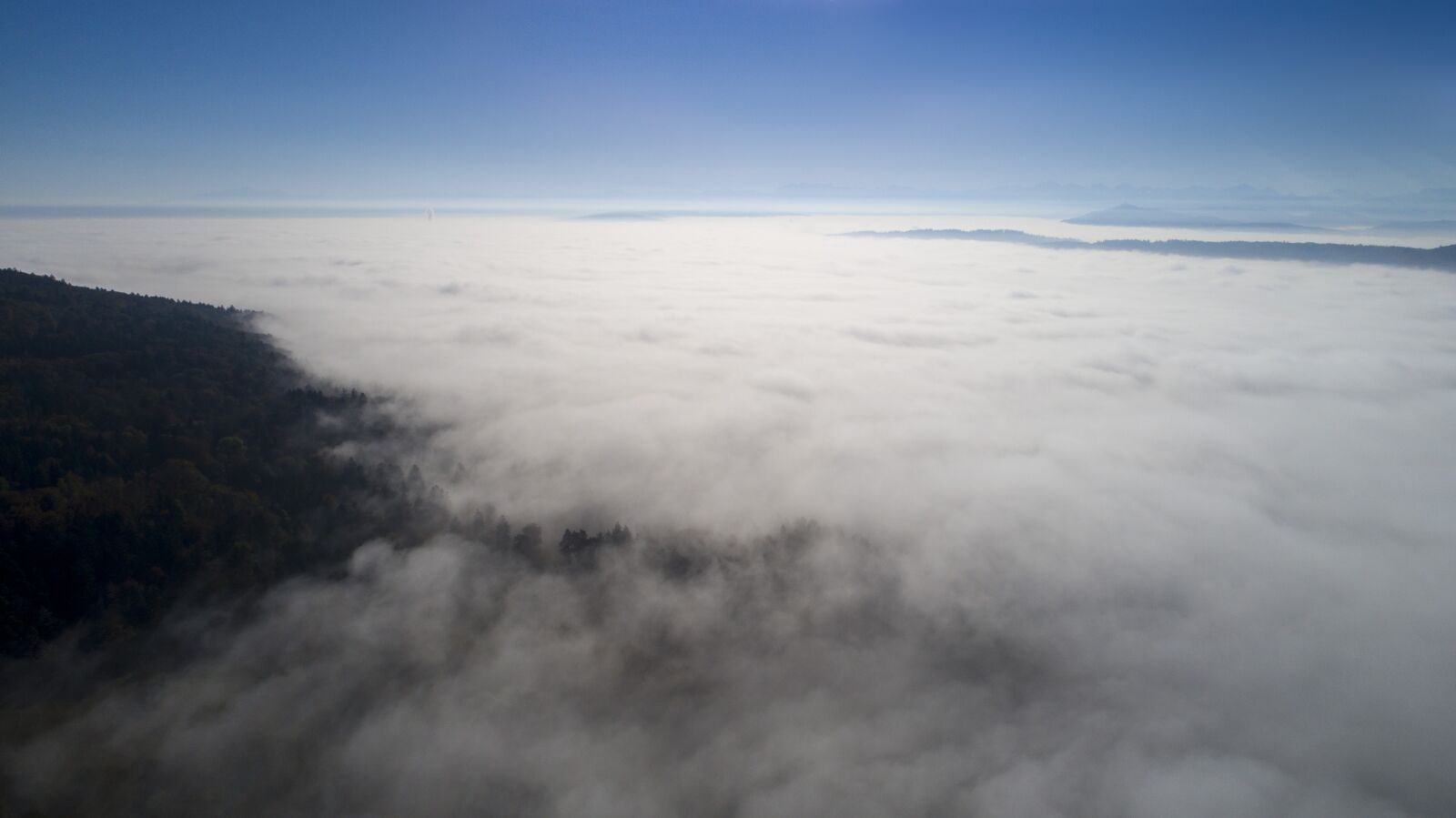 DJI FC6310 sample photo. Above the clouds, fog photography
