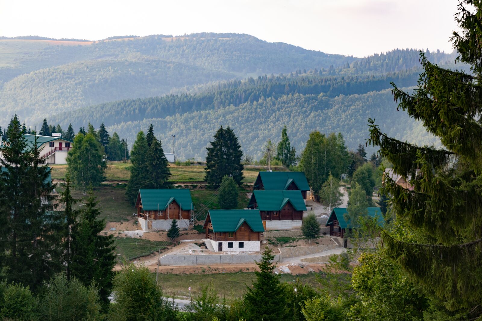 Nikon D3300 sample photo. Houses, cottage, trees photography