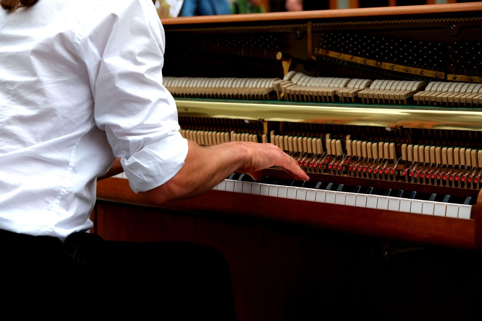 Fujifilm X-E1 sample photo. Piano, keyboard, music photography