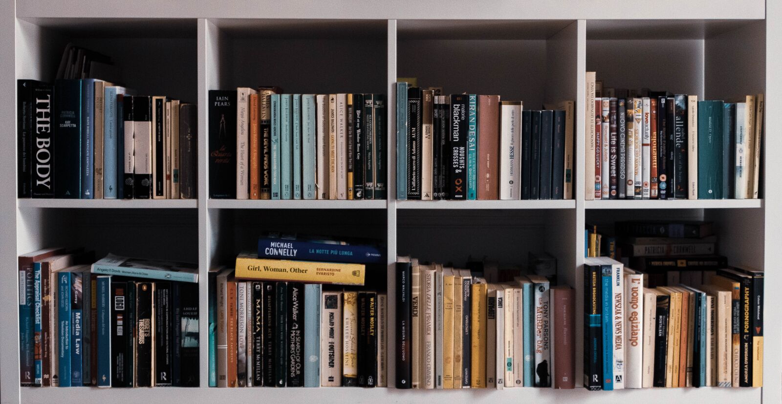 Canon EOS 2000D (EOS Rebel T7 / EOS Kiss X90 / EOS 1500D) sample photo. Books, colour, shelf photography