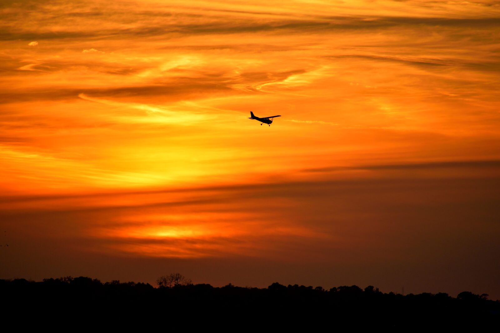 Nikon D3300 sample photo. Sunset, airplane, background photography