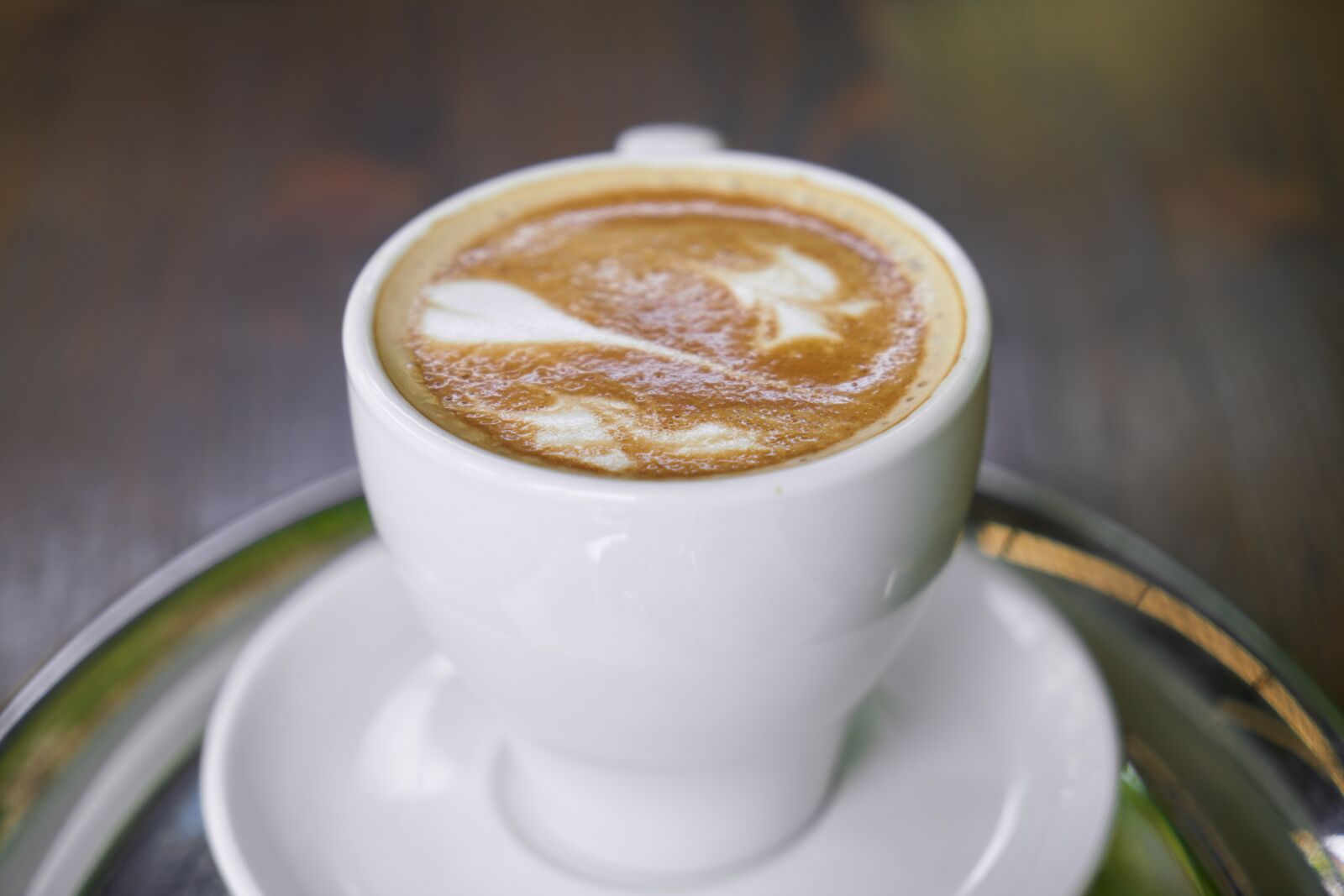 Sony a7R II sample photo. Latte, coffee, foam photography