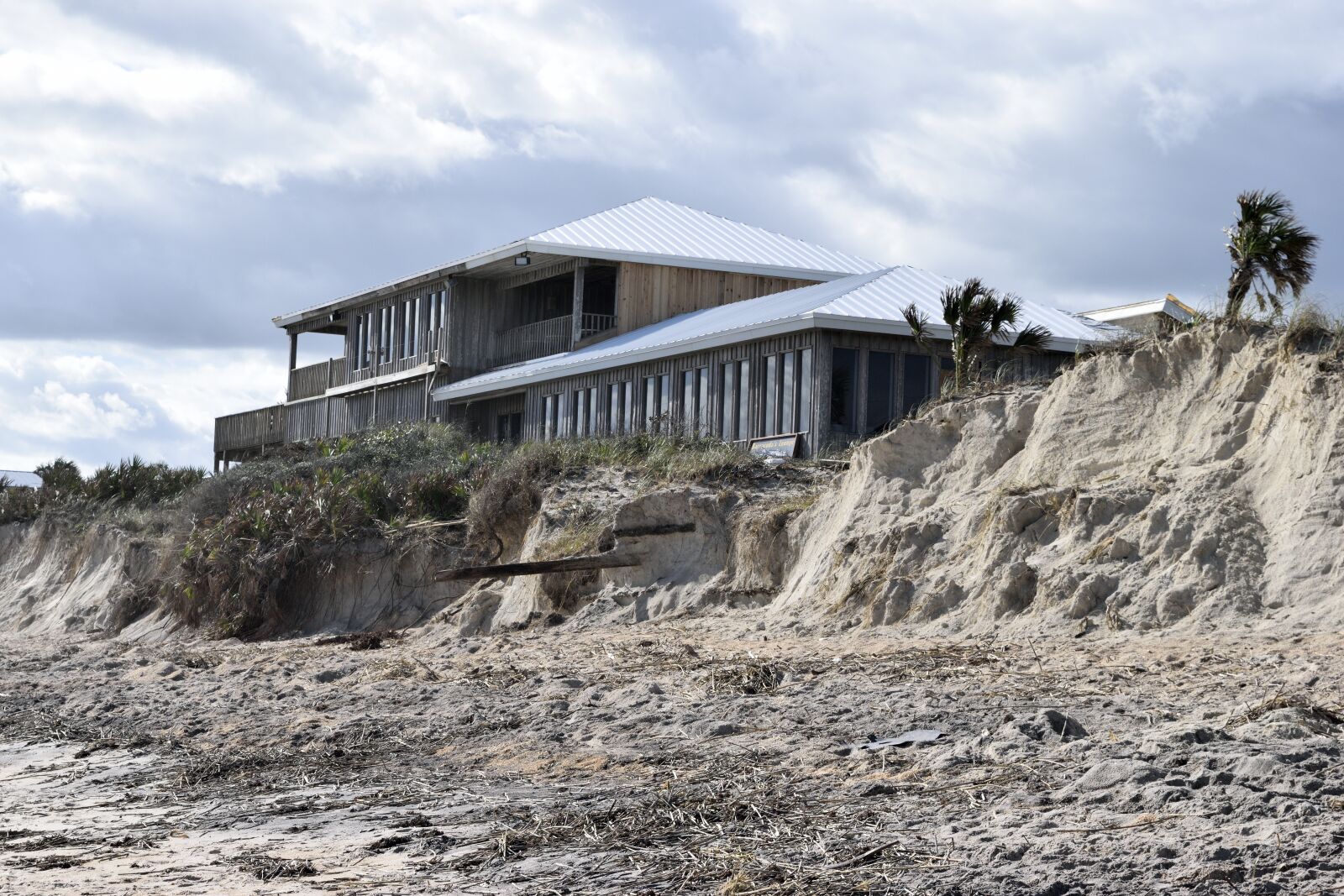 Nikon D3300 sample photo. Beach erosion, hurricane matthew photography