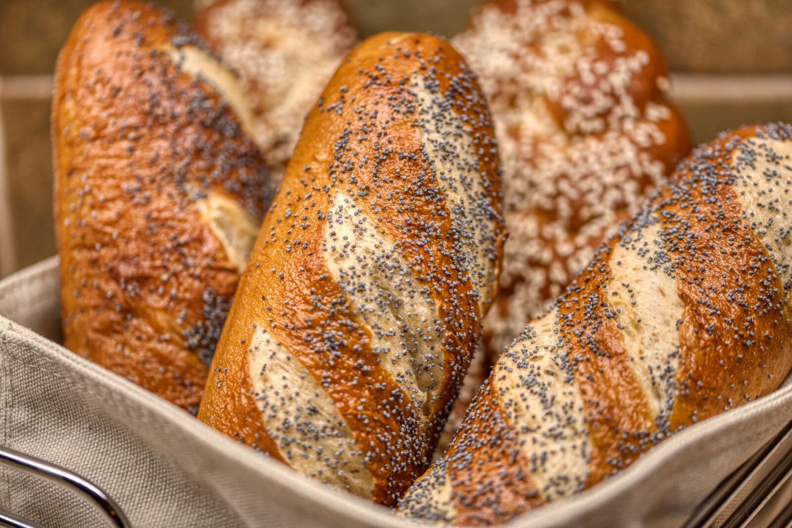 Nikon D750 sample photo. Pretzels, bread, roll photography