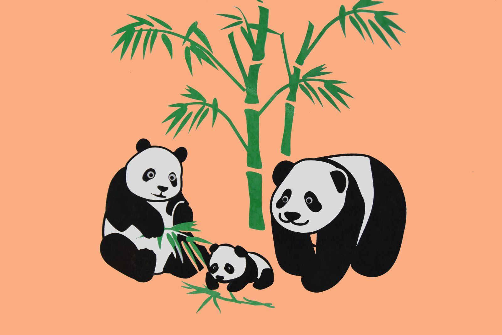 Nikon D5200 sample photo. Pandas, animals, vector graphic photography