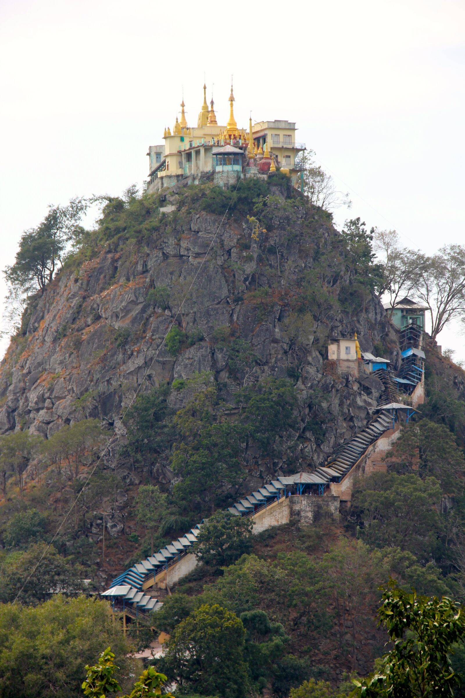 Canon EOS 60D sample photo. Mount popa, popa, myanmar photography