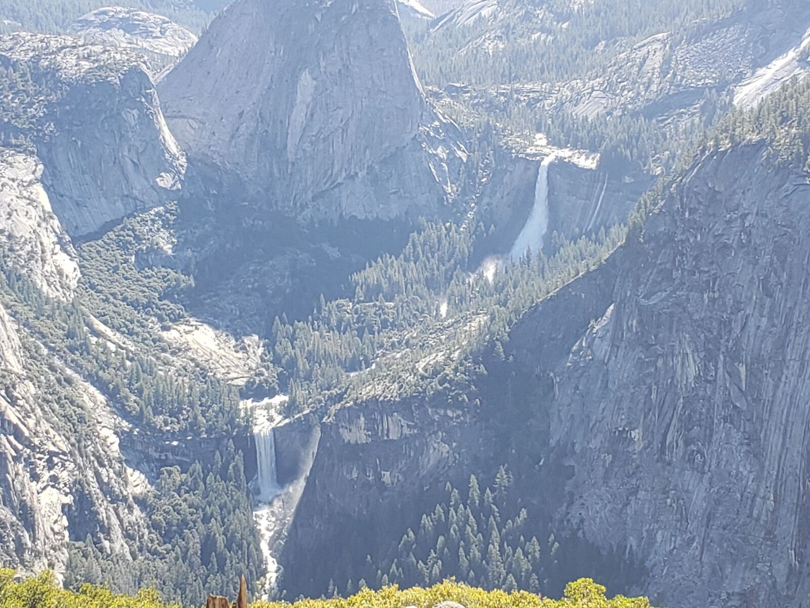 Samsung Galaxy S9 sample photo. Waterfall, yosemite, hiking photography